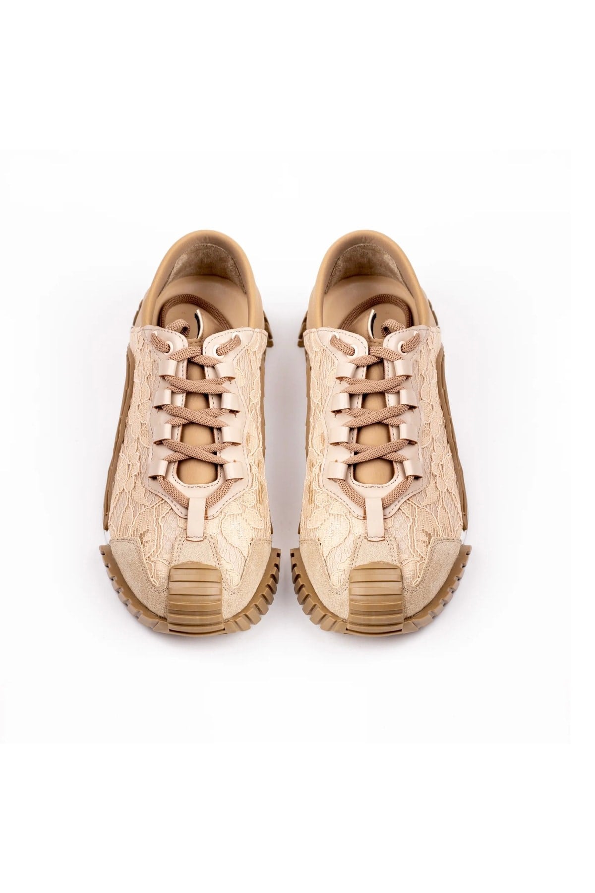 Trine Kadın Siyah Dantel Detay Sneakers Ayakkabi