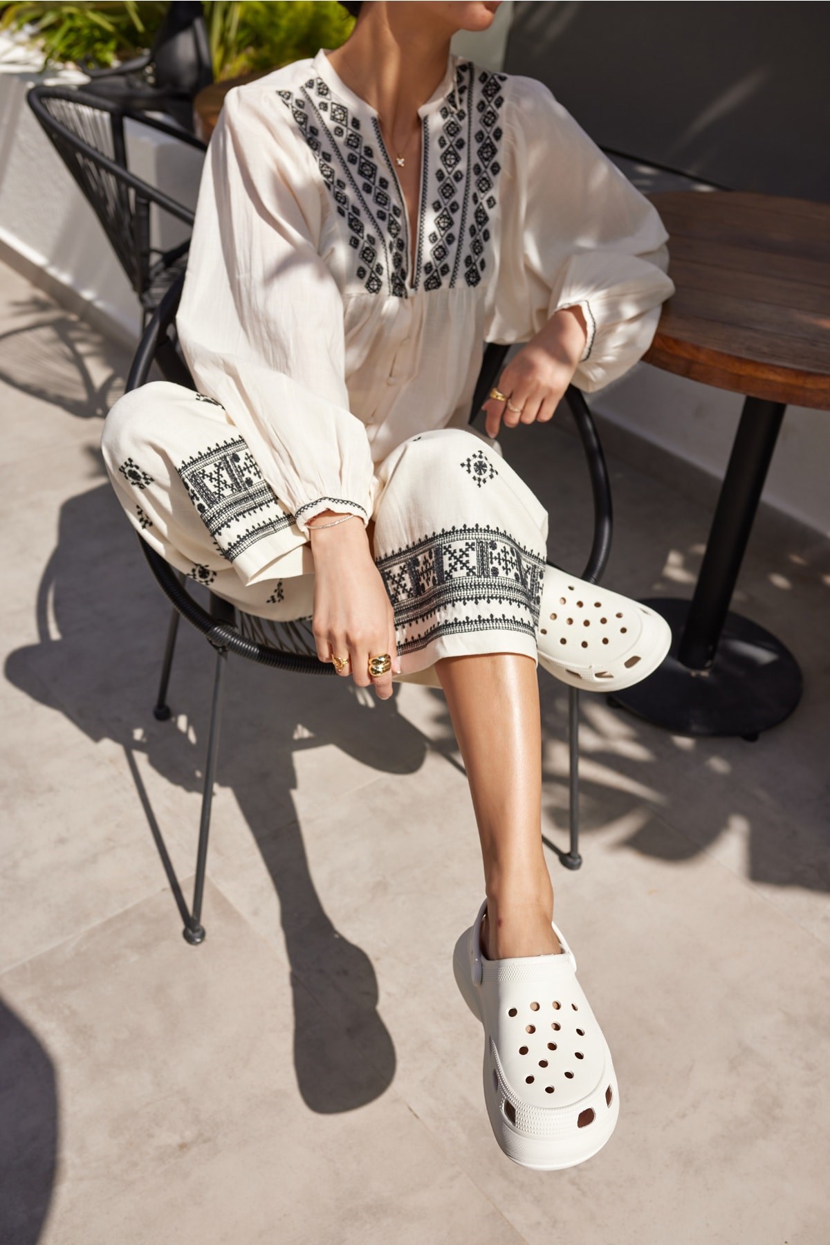 Parna Unısex Beyaz Eva Yazlik Plaj-gunluk Platform Terlik