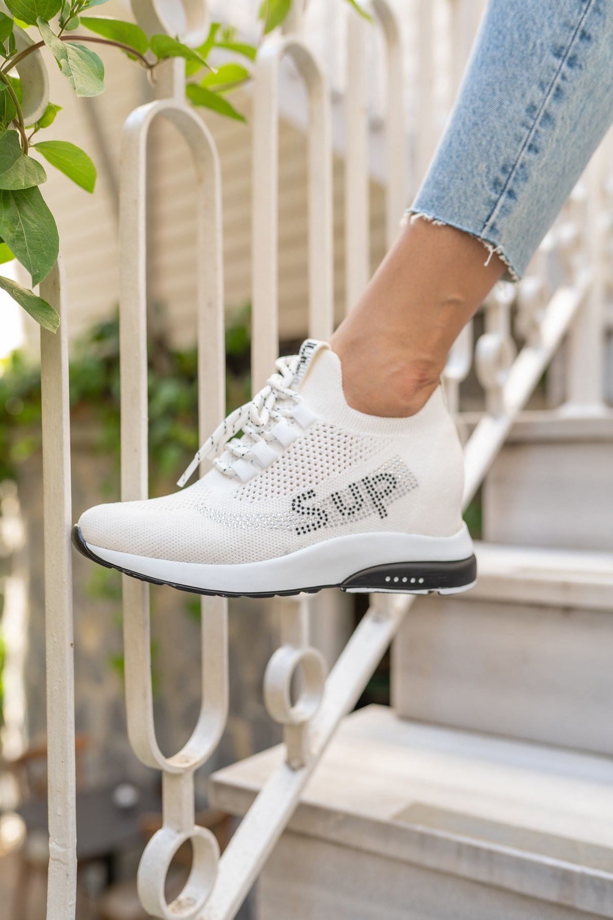 Lovisa Kadin Beyaz Trıko Sneaker