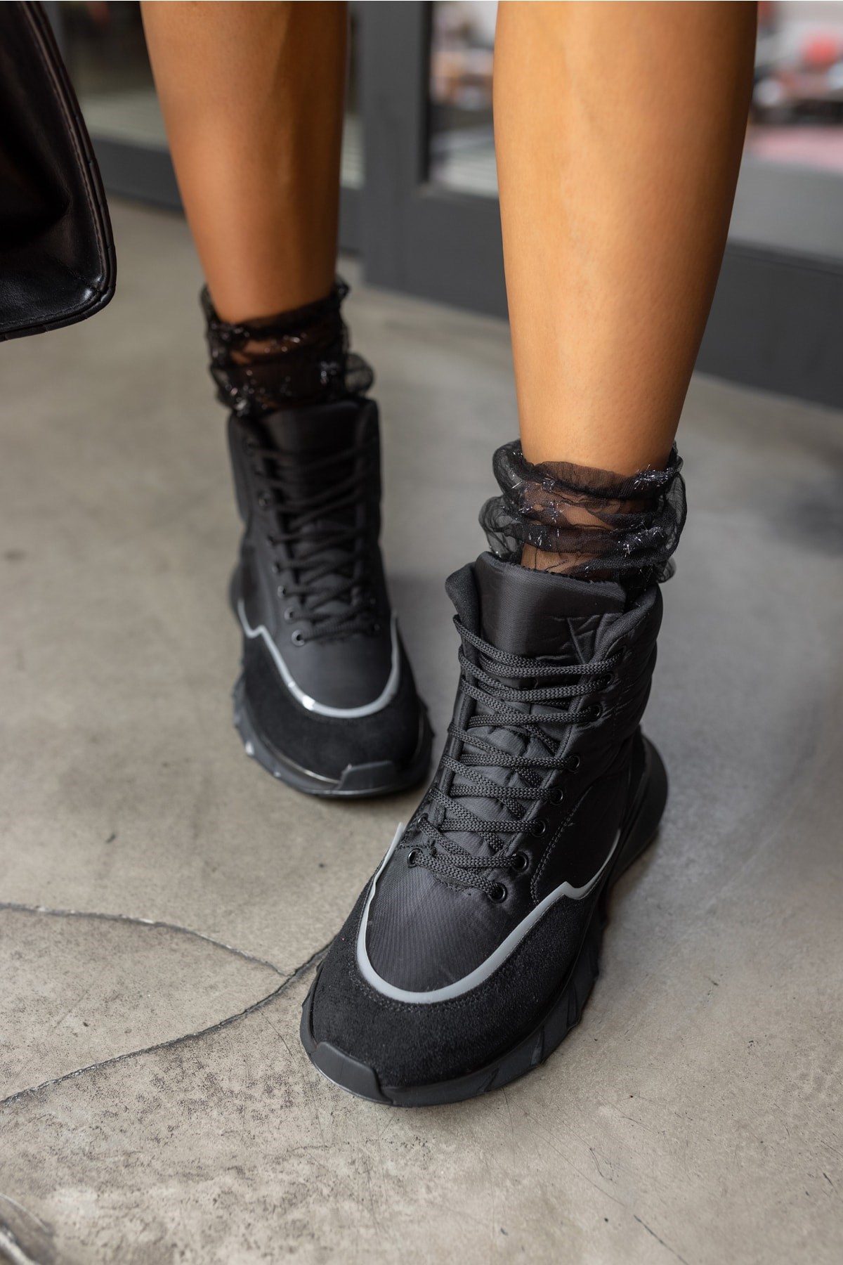 Francis Kadin Siyah Sneaker