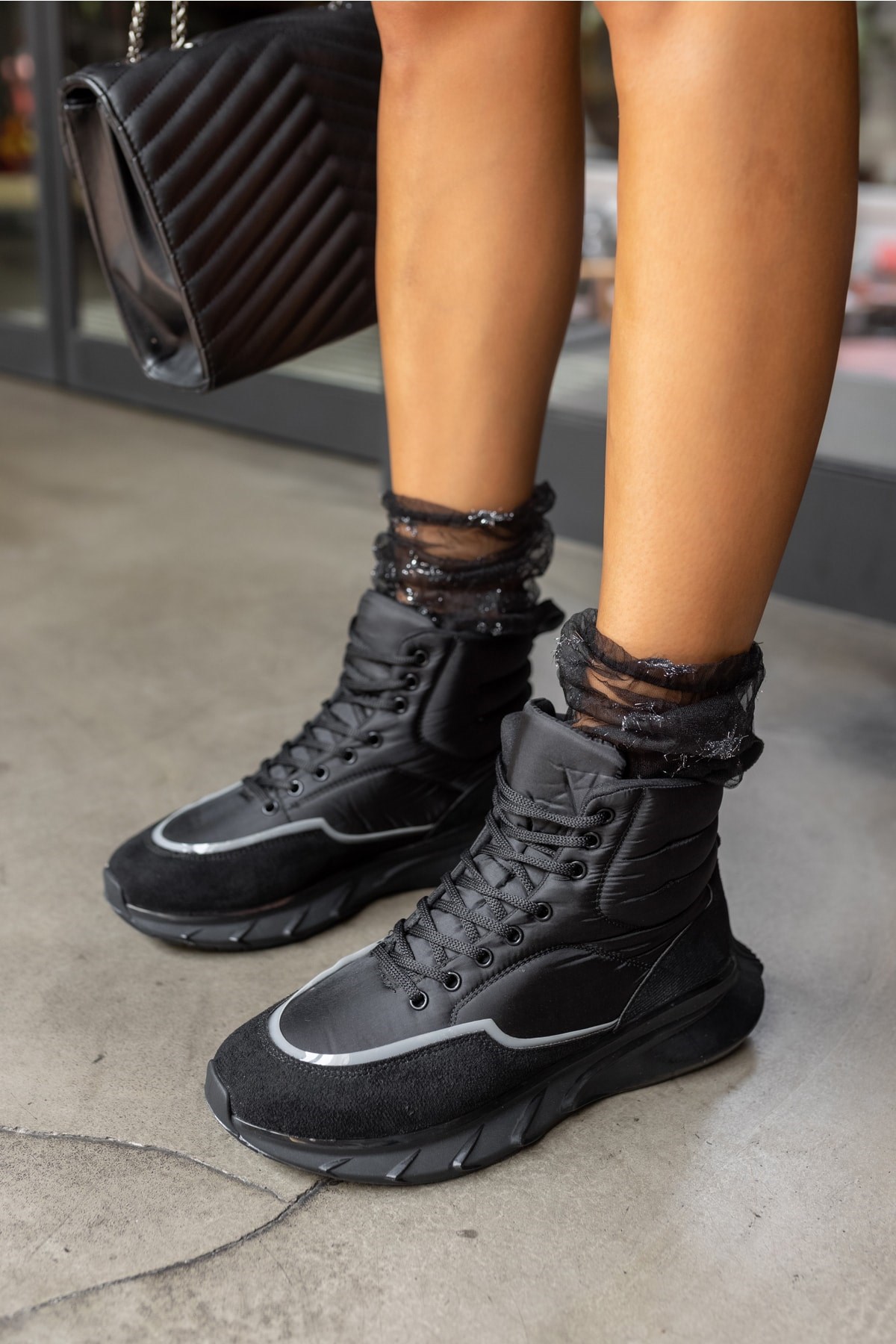 Francis Kadin Siyah Sneaker
