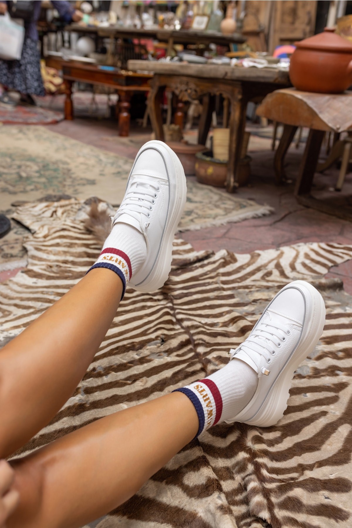 Lincoln Kadin Beyaz Sneaker