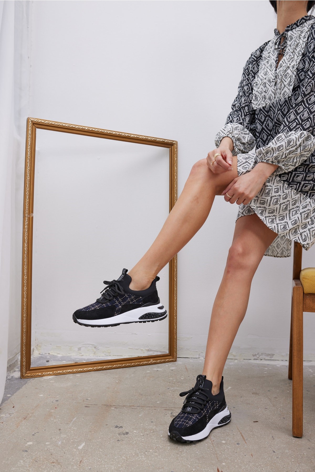 Gilson Kadin Siyah Sneaker
