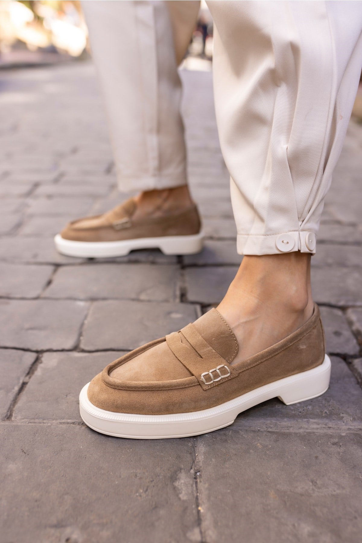 Dream Kadın Desert Taba Eva Taban Loafer Ayakkabi