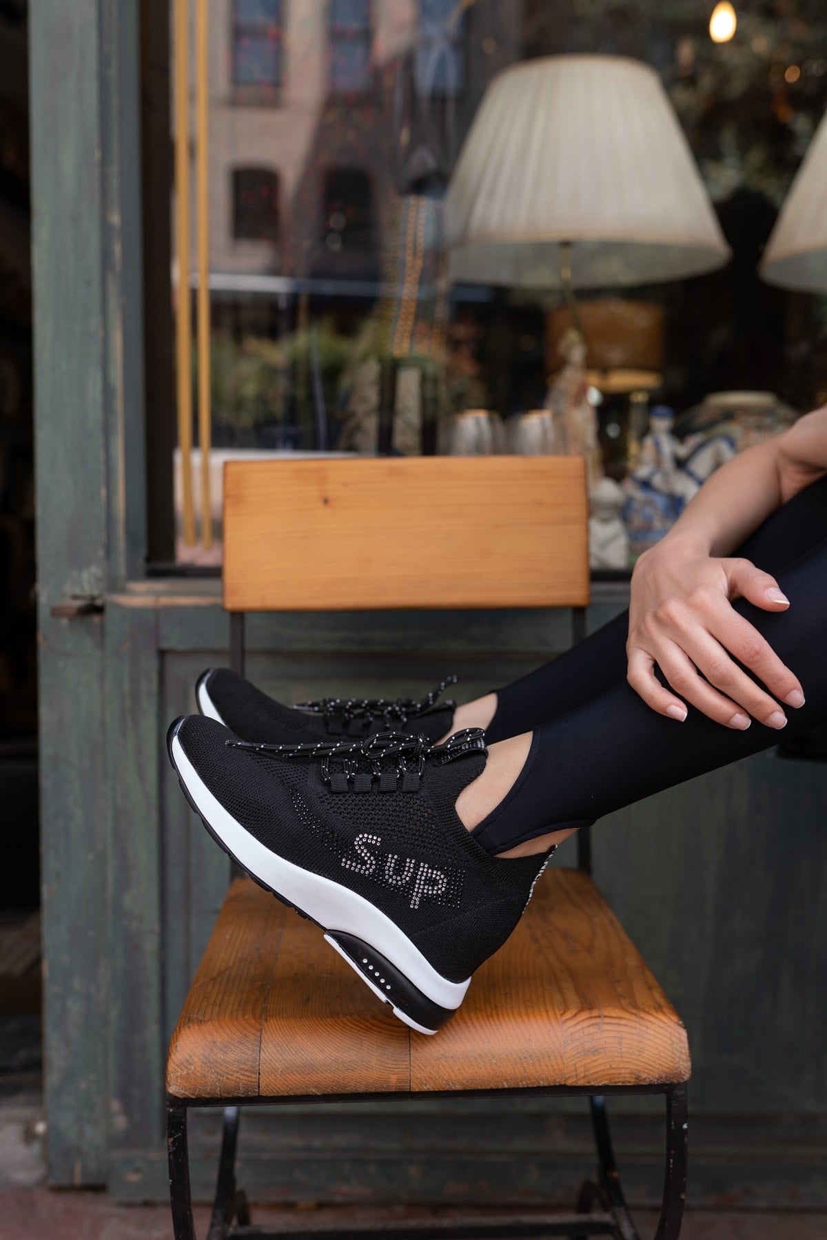 Lovisa Kadin Siyah Trıko Sneakers