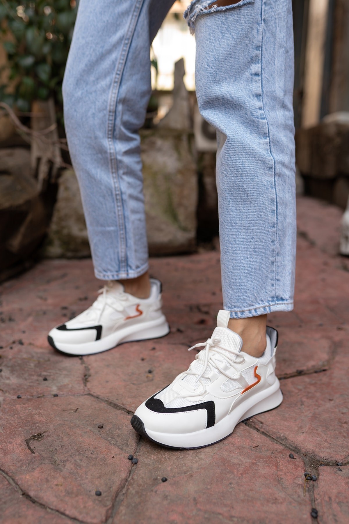 Calista Kadin Beyaz Cilt Sneakers