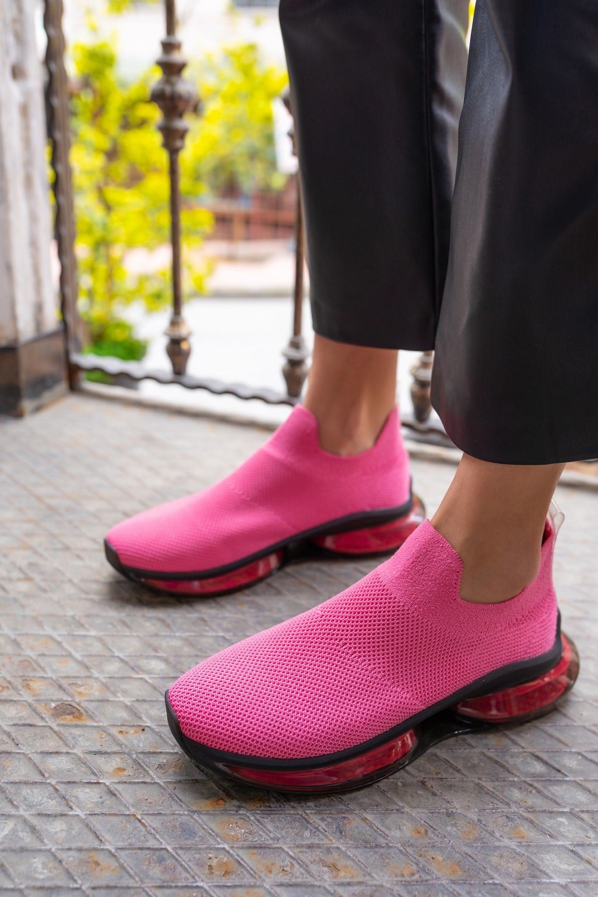Ciera Kadin Pembe Trıko Sneakers