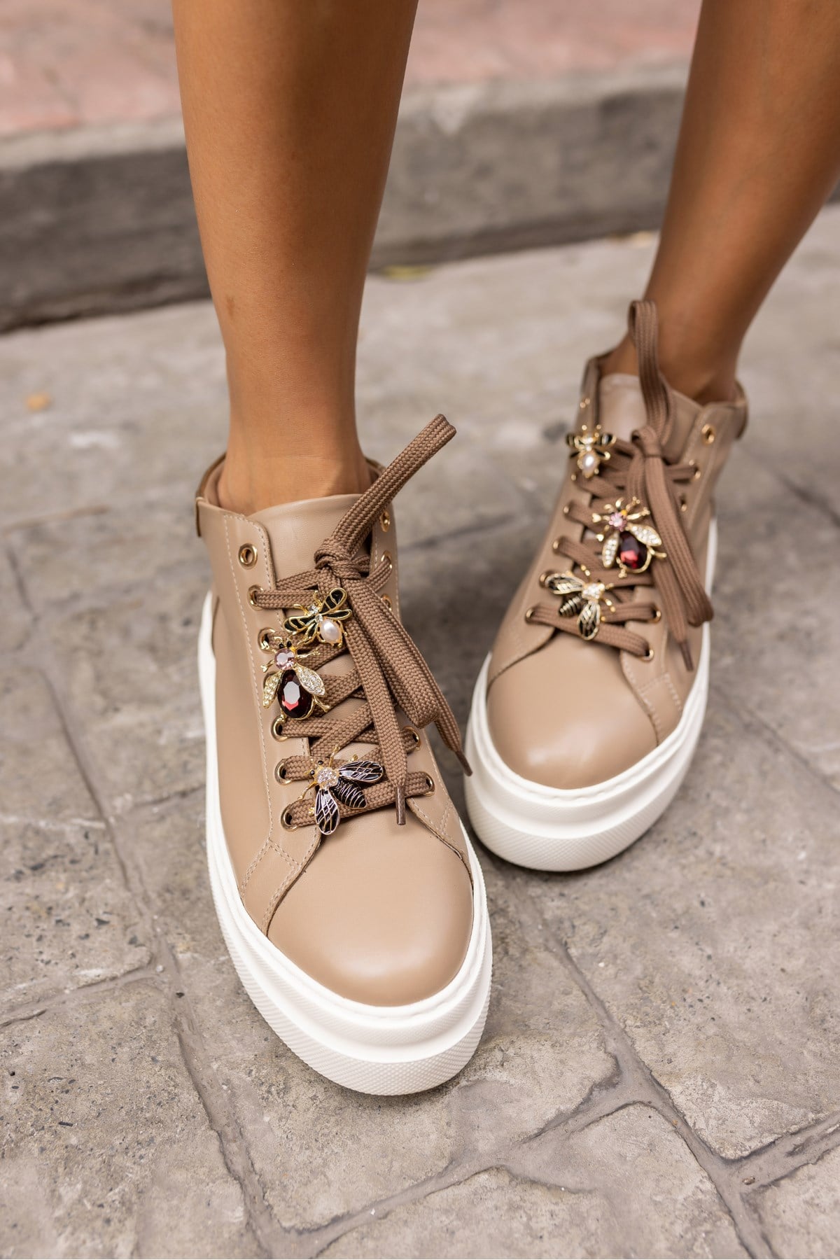 SONNE KADIN VİZON BAGCIK AKSESUAR SNEAKER BOT
