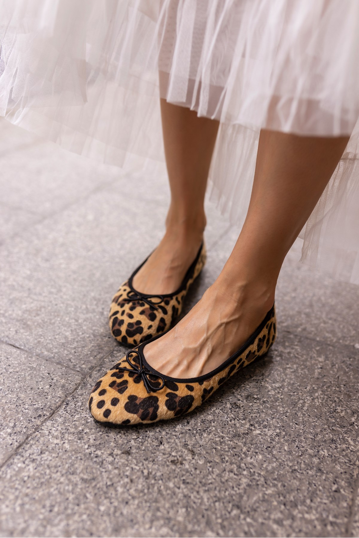 BALLE KADİN LEOPAR MALZEME  BALERIN TARZİ PİSİ BABET