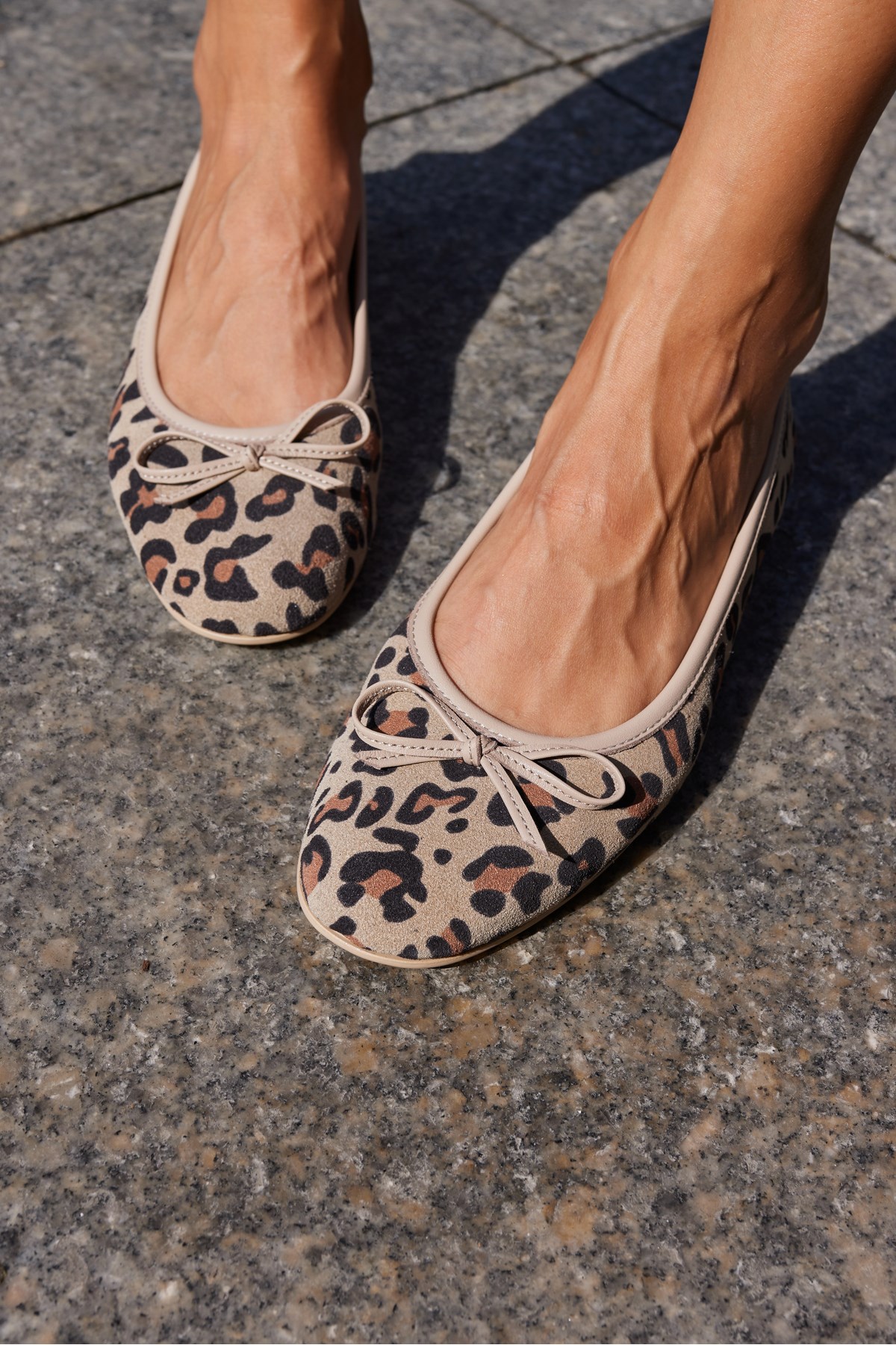 CAMPO KADIN BEJ LEOPAR GERCEK DERİ PİSİ BABET