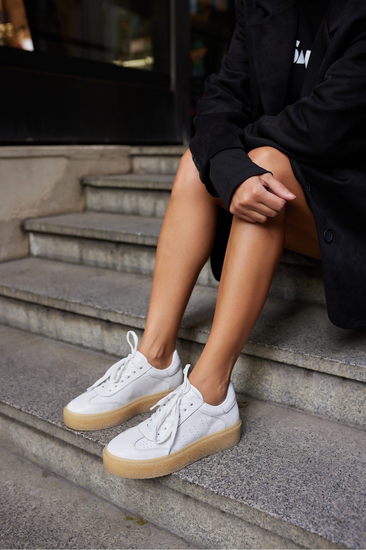 ALİSTAR KADIN BEYAZ BAGCIKLI SNEAKER