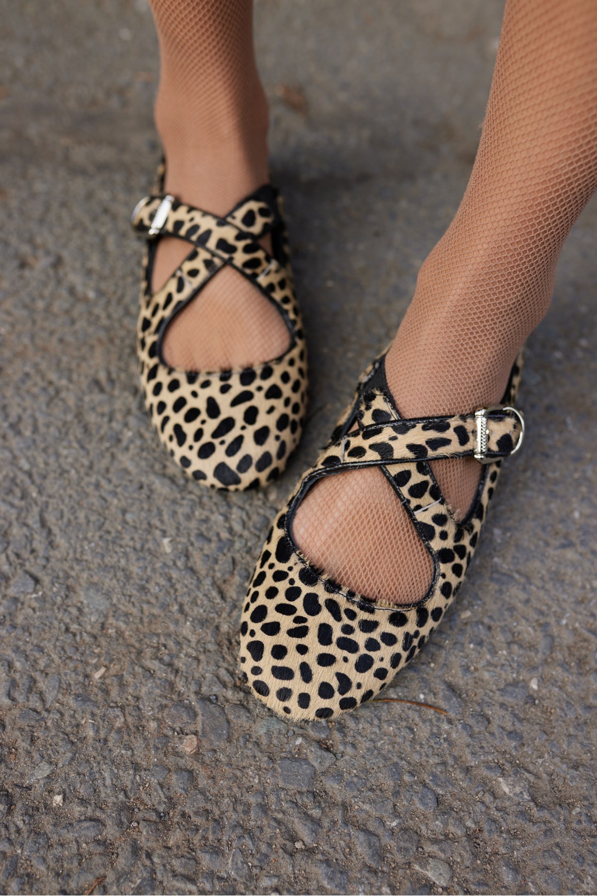 BALERO KADİN LEOPAR TAY GERCEK DERİ BABET
