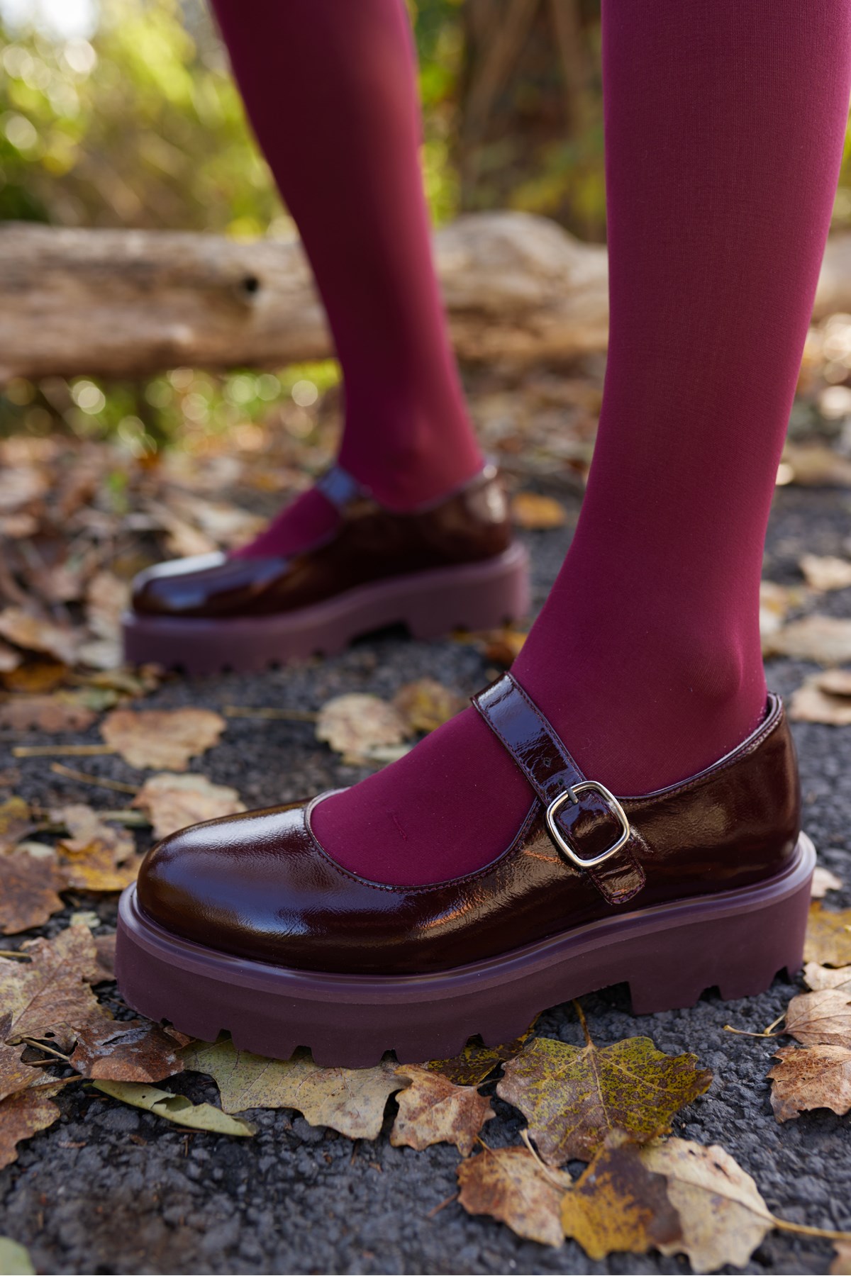MERLO KADIN BORDO RUGAN DERİ LOAFER AYAKKABİ