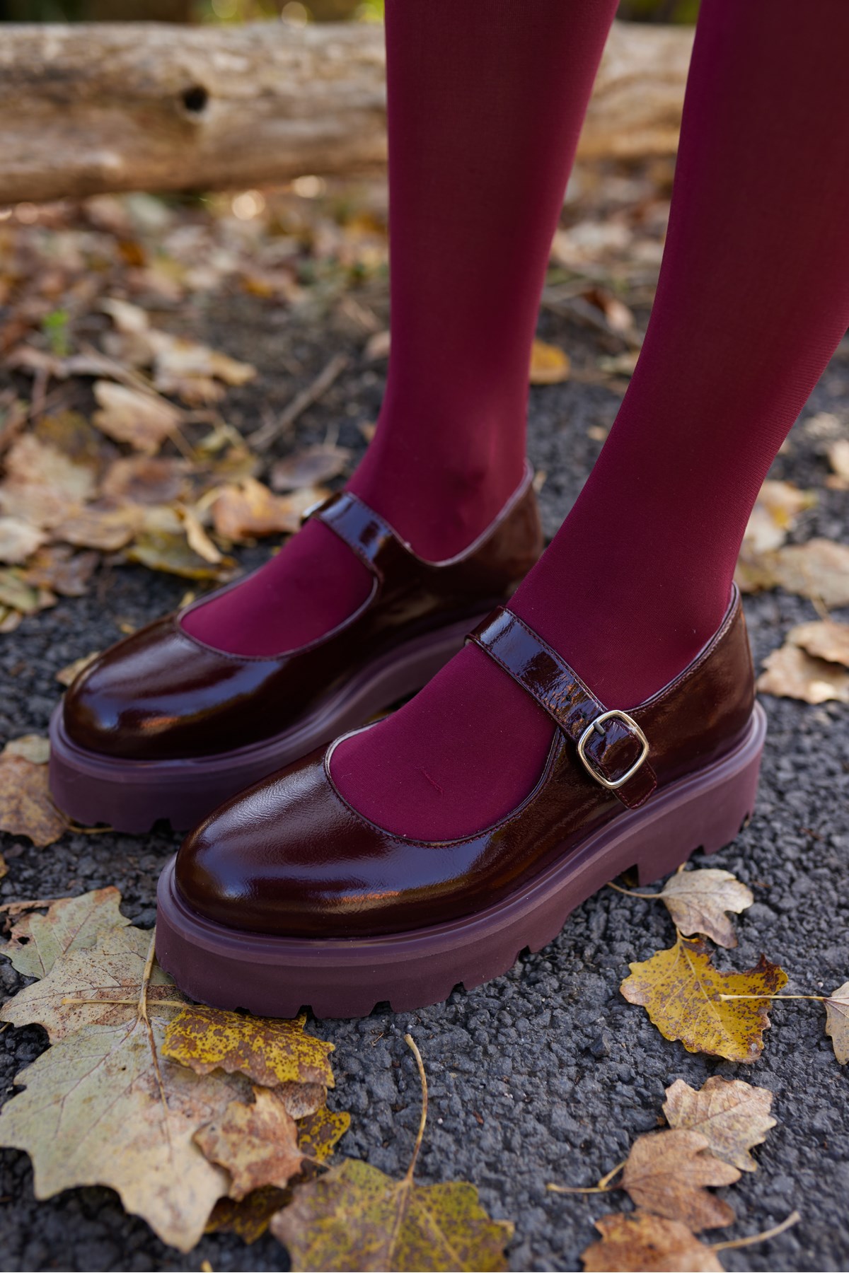 MERLO KADIN BORDO RUGAN DERİ LOAFER AYAKKABİ