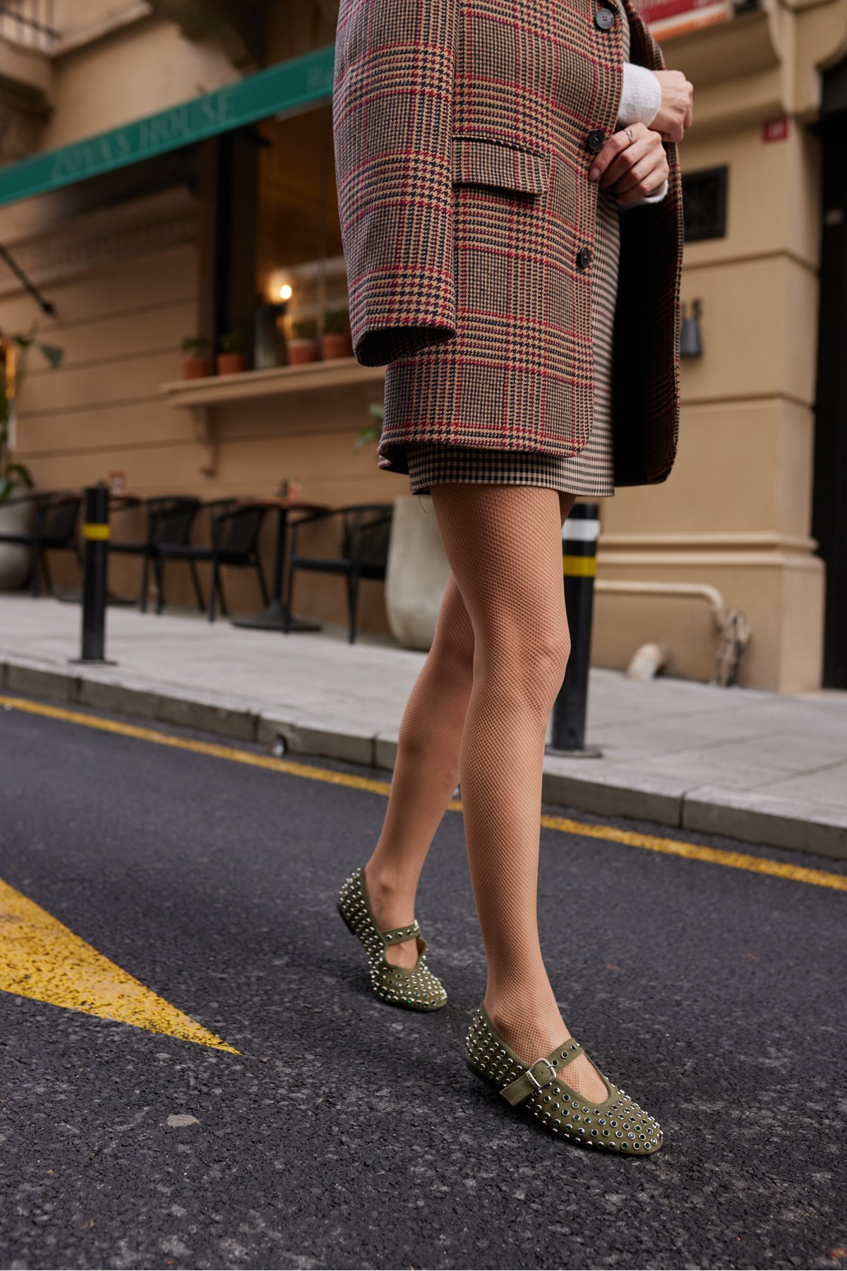 GALLO KADIN YEŞİL GERCEK SUET FULL TAŞLİ BABET