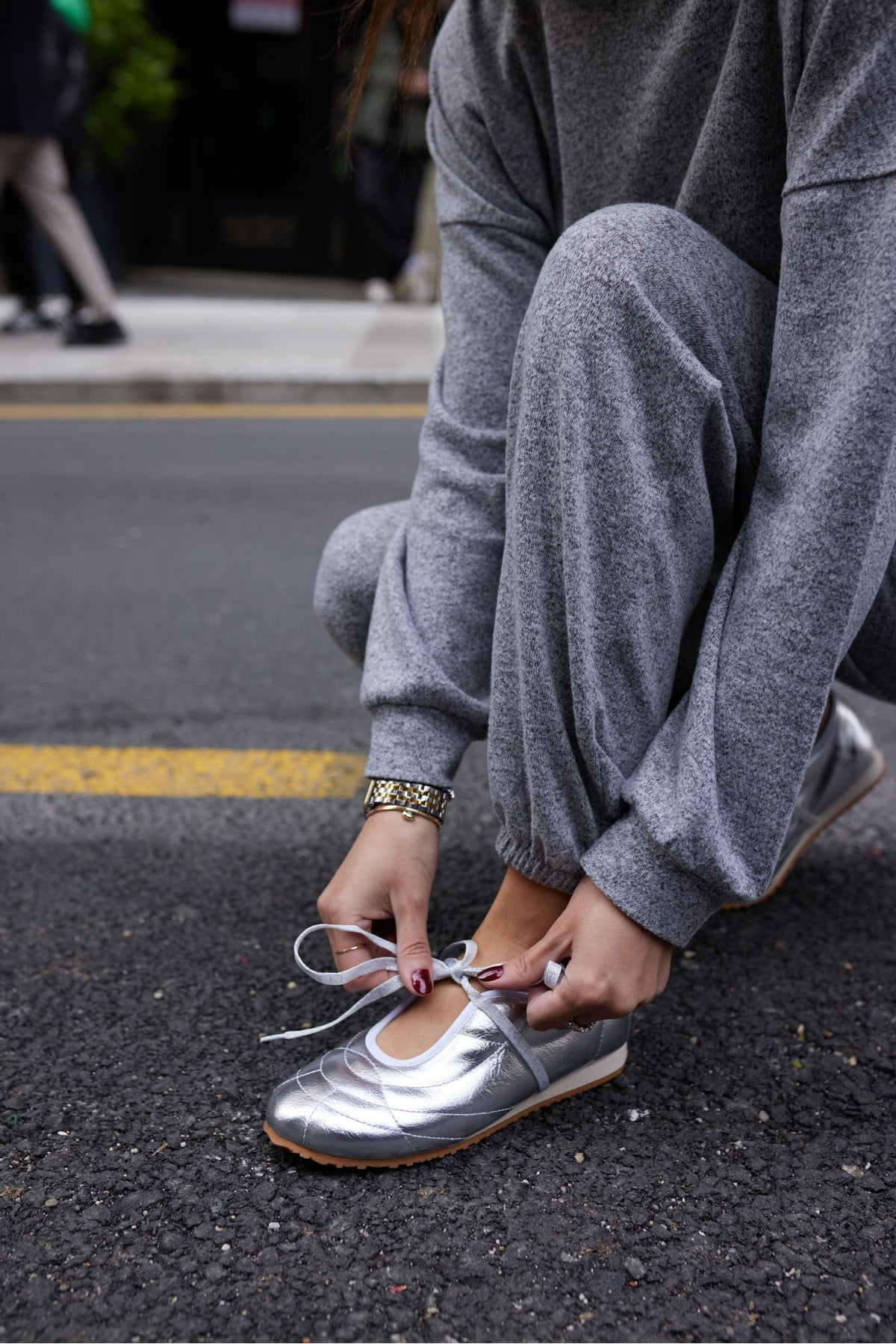 NAMES KADIN GUMUS BAGCIK DETAY SNEAKER