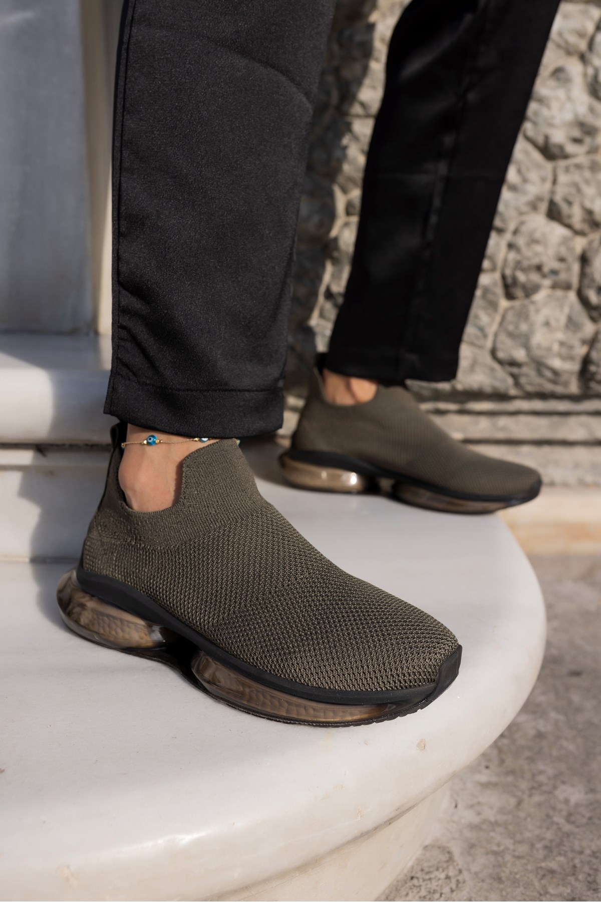 KİAHH KADIN HAKİ TRIKO AİRTABANLİ SNEAKER