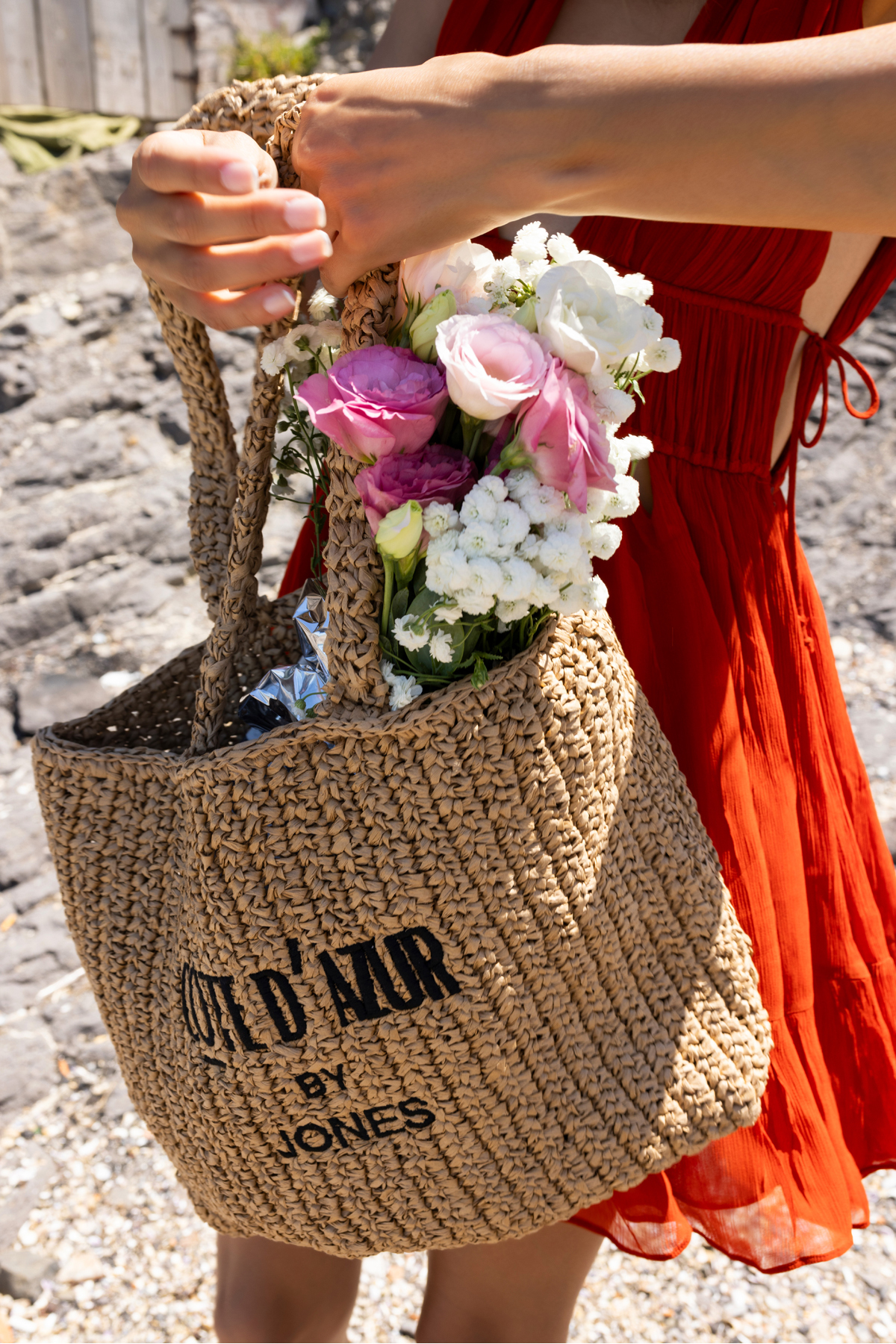 MAJA KADIN BEJ HASİR HANDMADE PLAJ-GUNLUK ÇANTA
