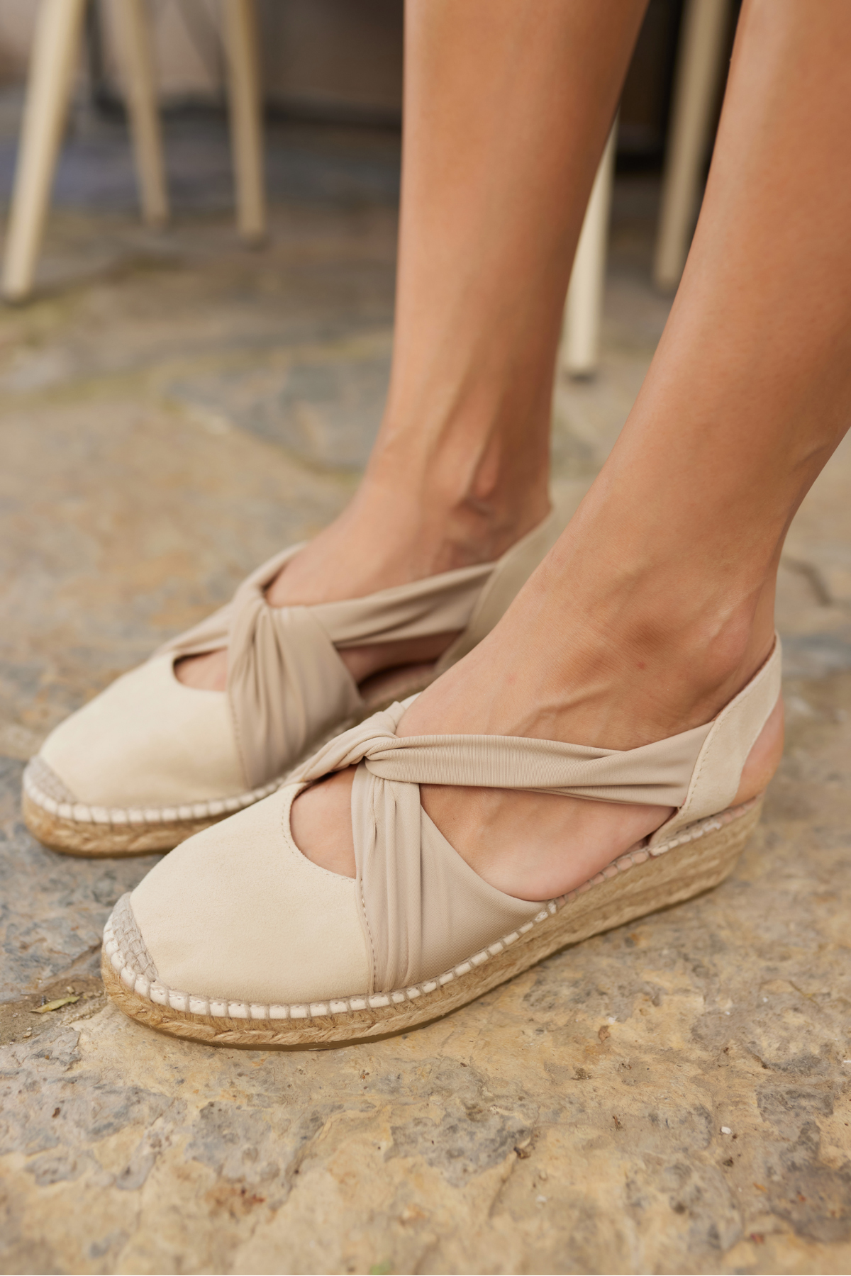 MERRY KADIN SİYAH SUET ESPADRIL TABAN İSPANYA URETIMI İTHAL SANDALET