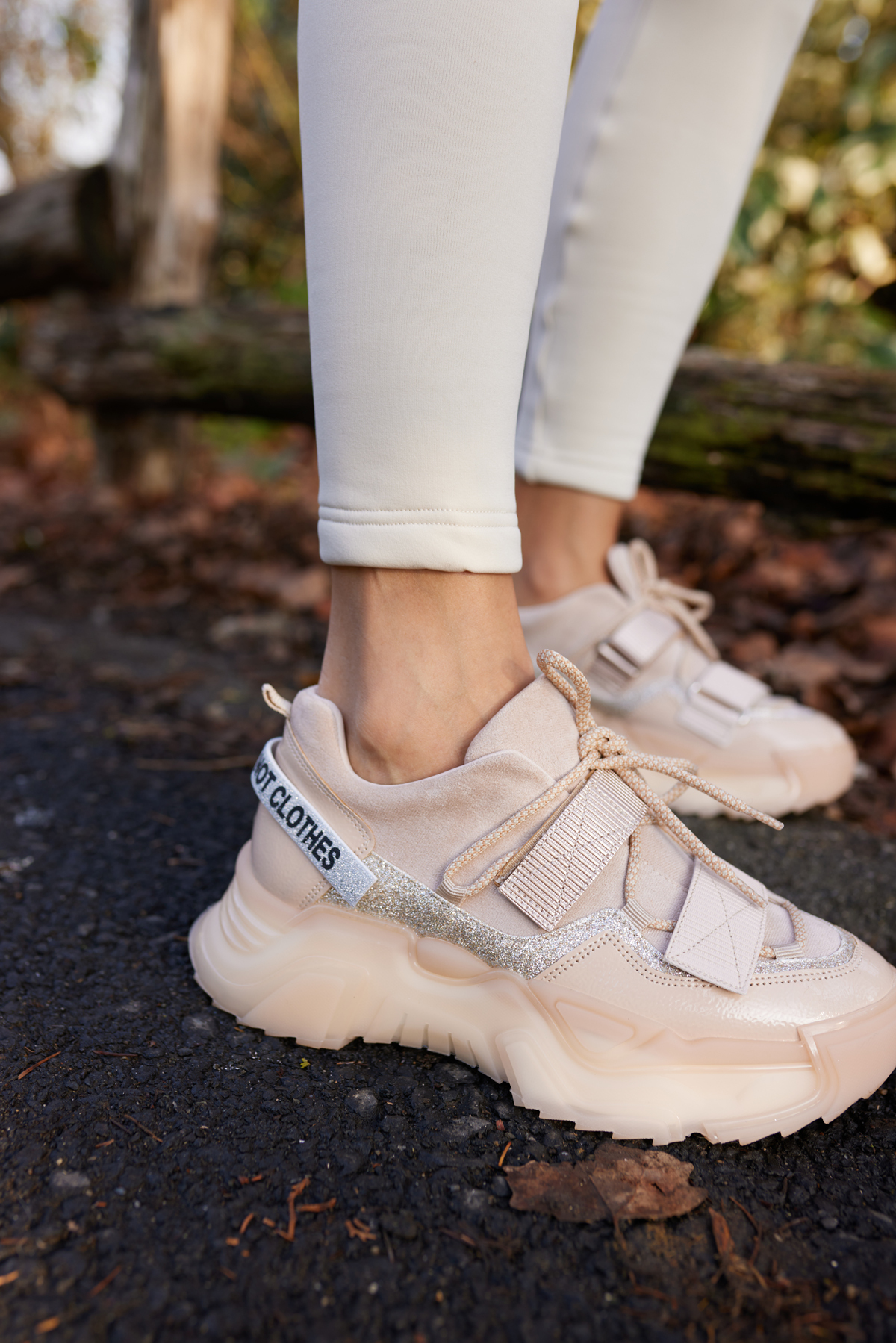 CİRTTA KADIN BEJ CIRTLI SNEAKER