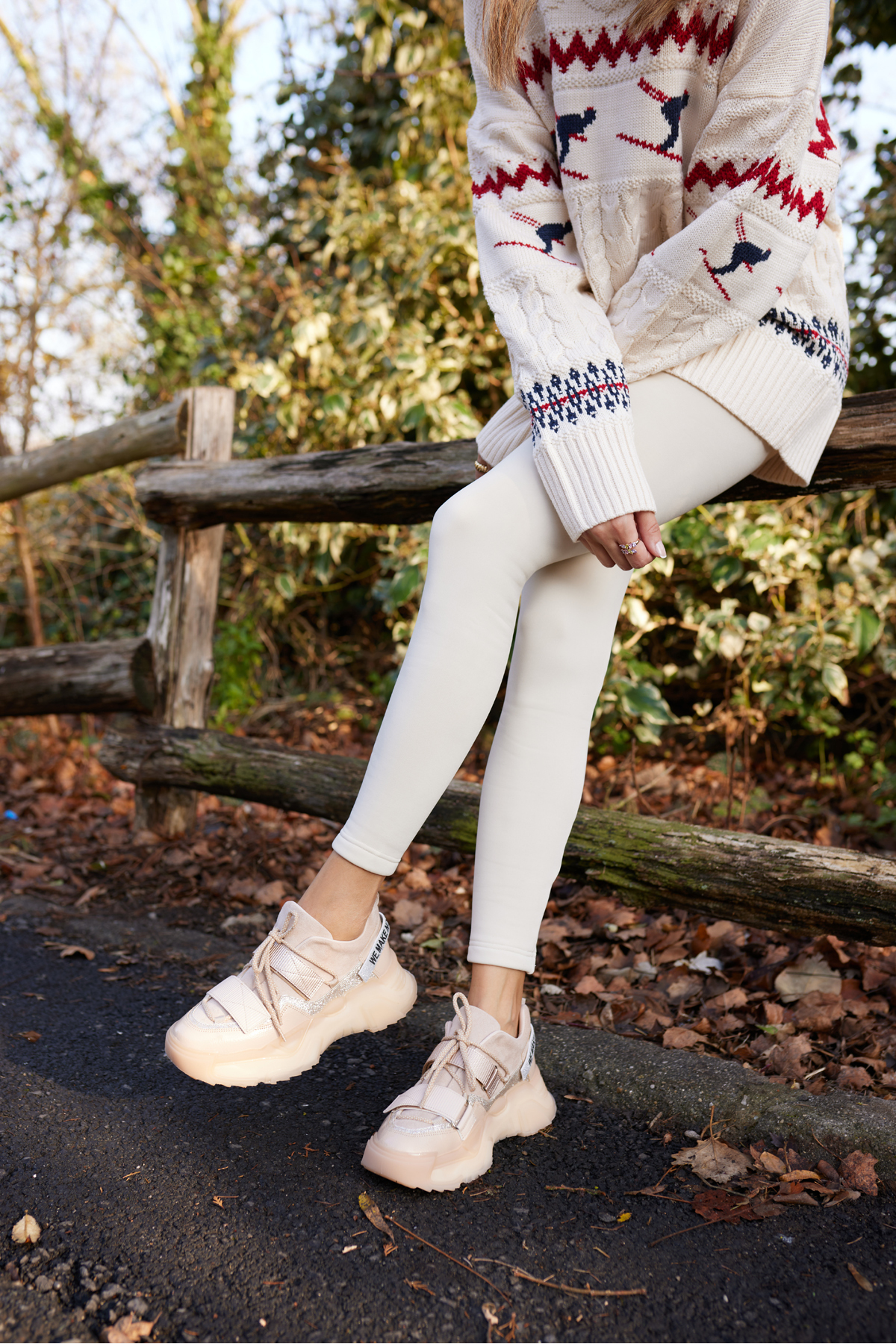 CİRTTA KADIN BEJ CIRTLI SNEAKER
