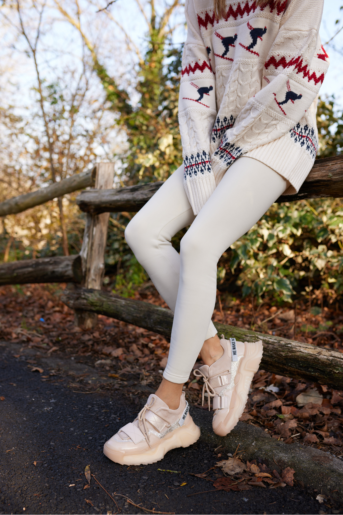CİRTTA KADIN BEJ CIRTLI SNEAKER