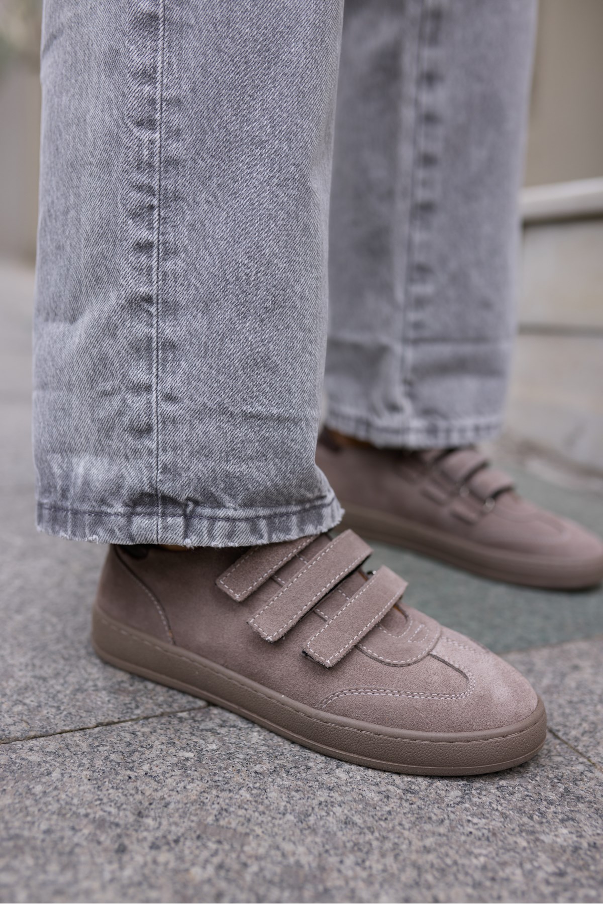 JOLANTA KADN VİZON GERCEK SUET CIRTLI SNEAKER