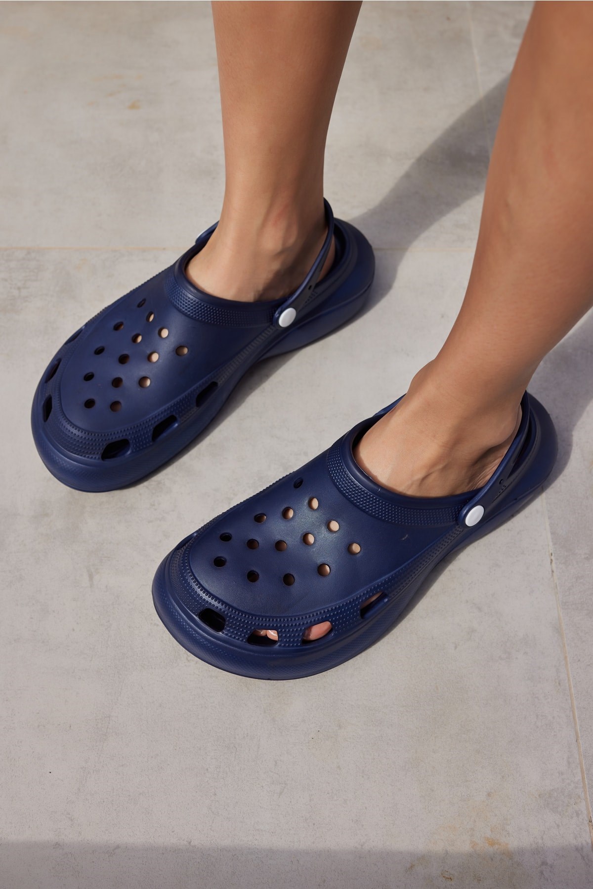 Parna Unisex Lacıvert Eva Plaj-gunluk Platform Terlık