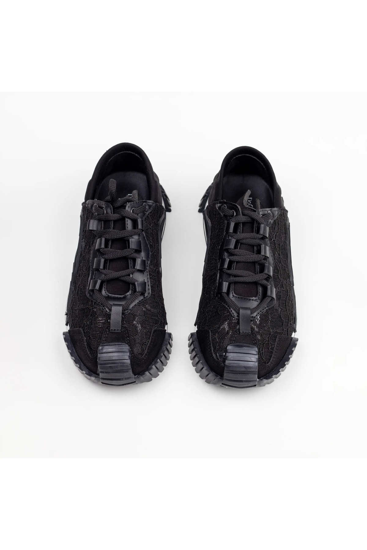 Trine Kadın Siyah Dantel Detay Sneakers Ayakkabi