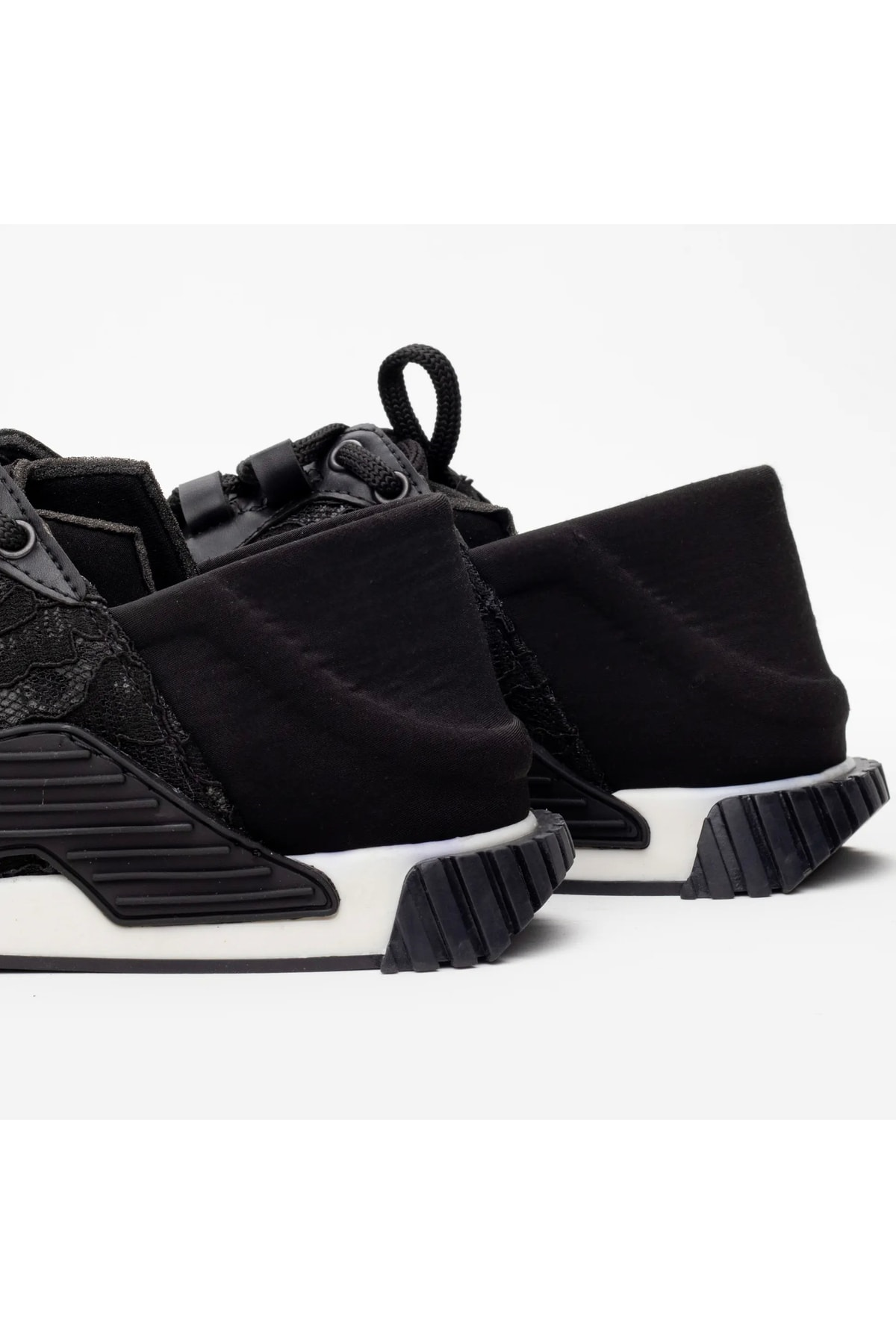 Trine Kadın Siyah Dantel Detay Sneakers Ayakkabi