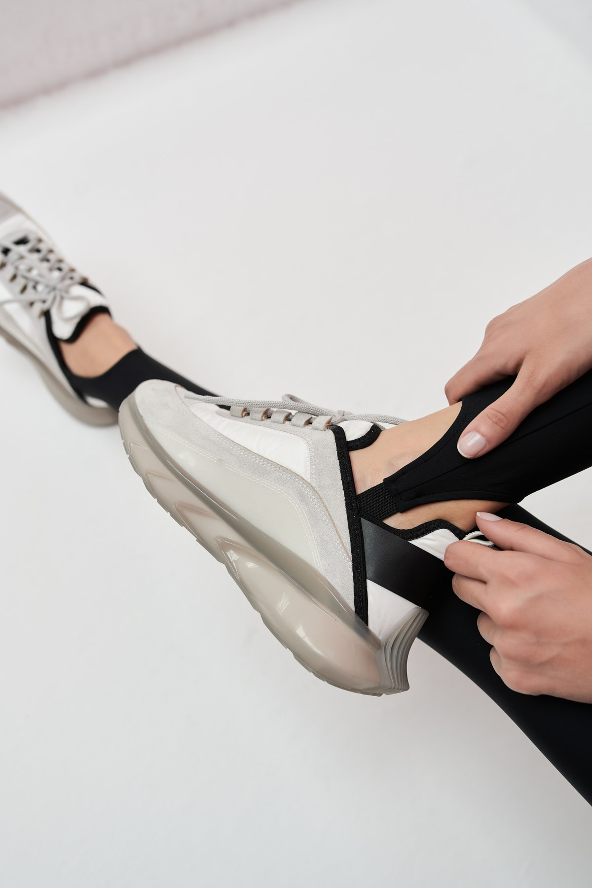 Marla Kadın Gri Suet Airtaban Detay Sneakers
