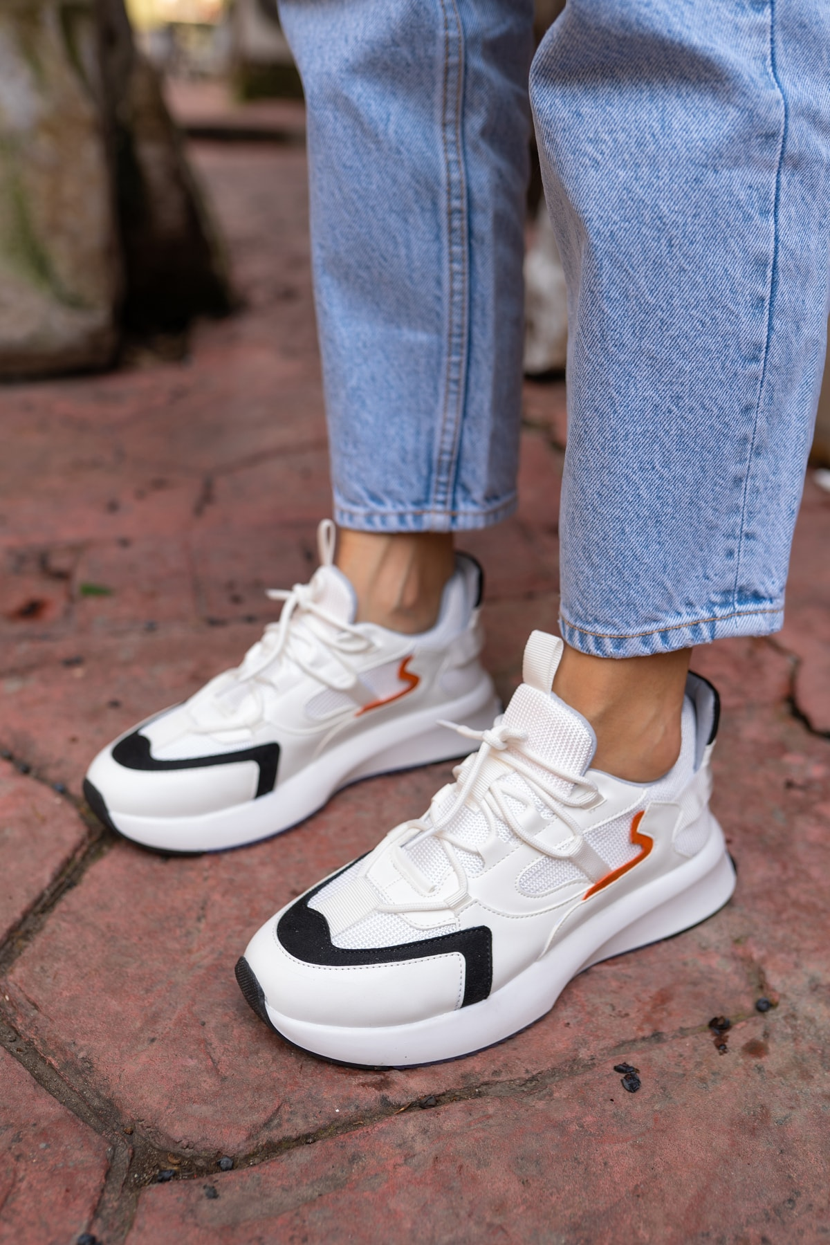 Calista Kadin Beyaz Cilt Sneakers