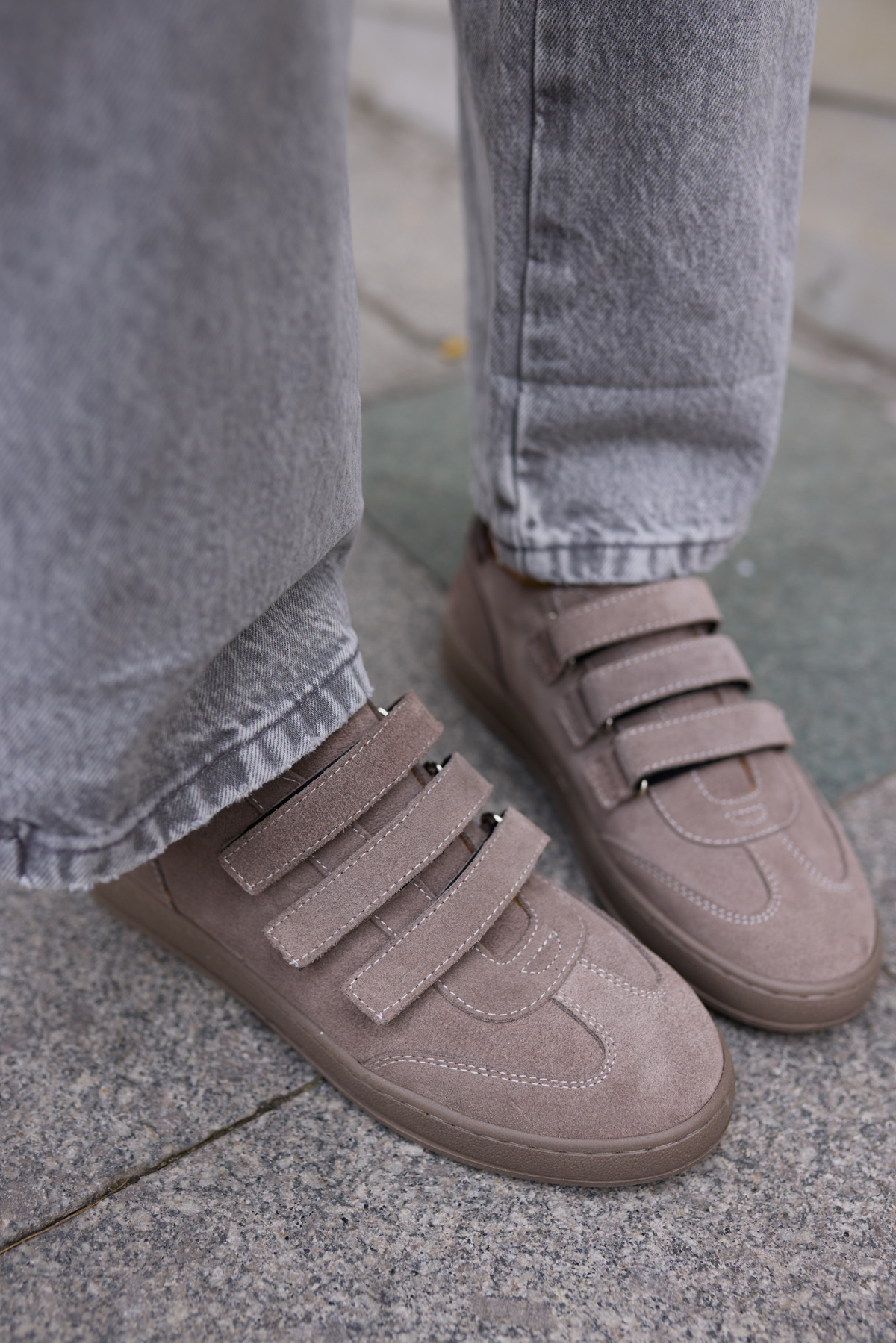 JOLANTA KADN VİZON GERCEK SUET CIRTLI SNEAKER