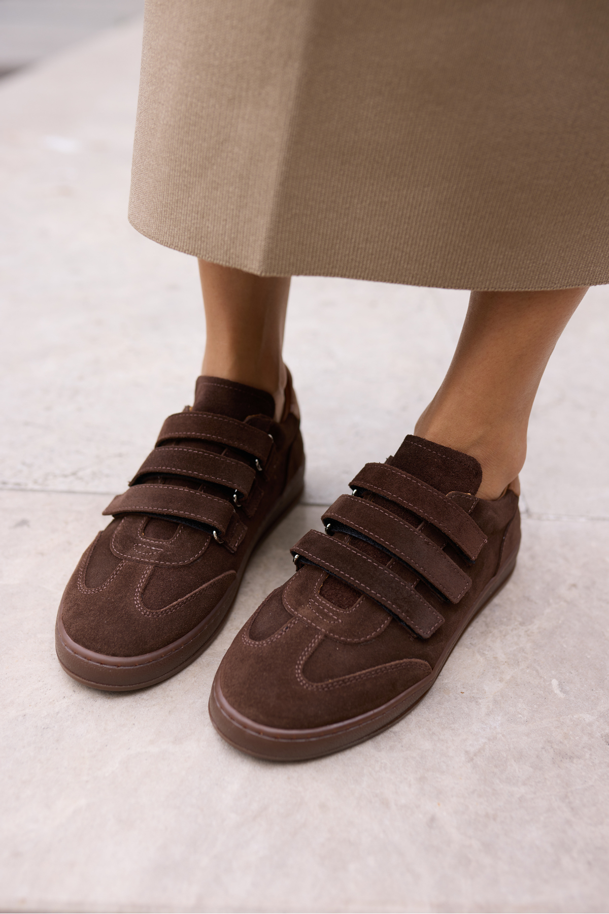 JOLANTA KADN VİZON GERCEK SUET CIRTLI SNEAKER