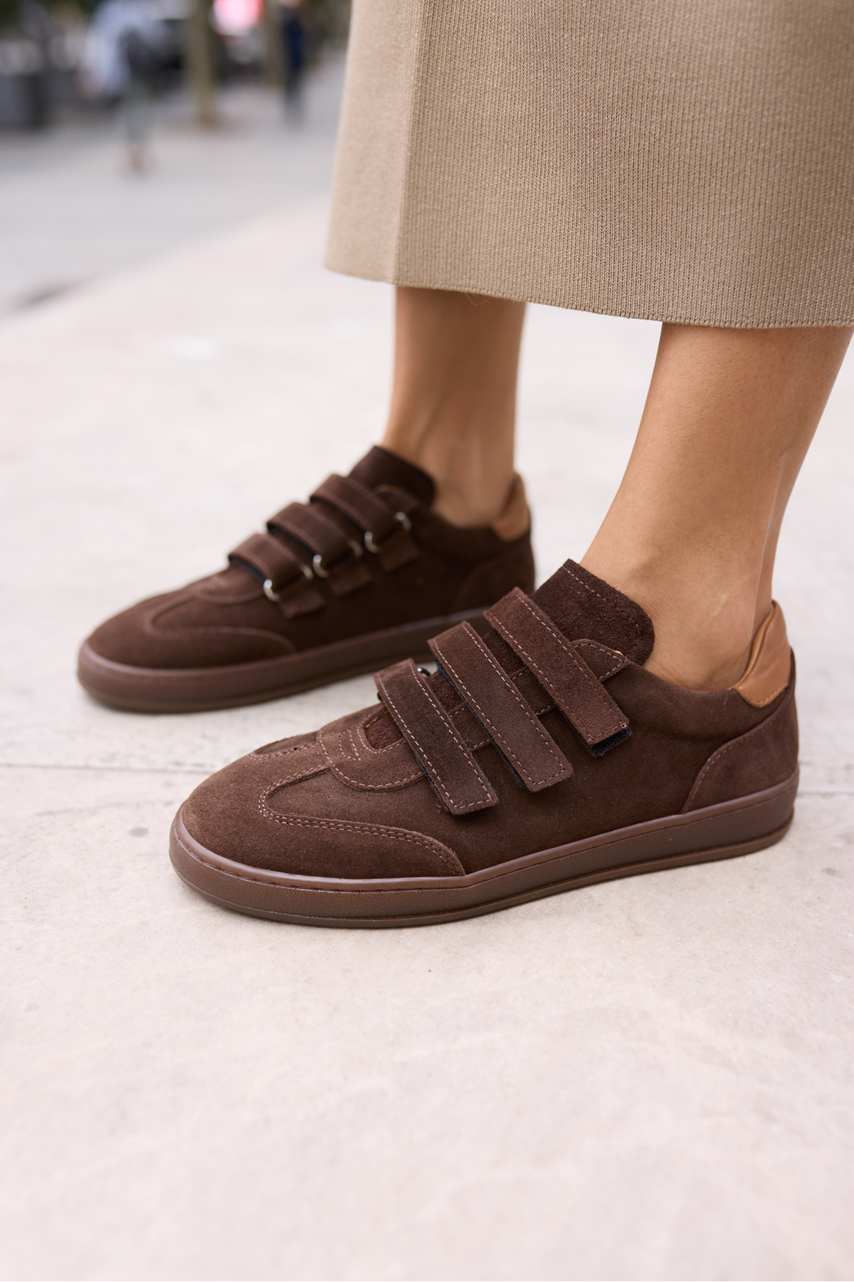 JOLANTA KADN VİZON GERCEK SUET CIRTLI SNEAKER
