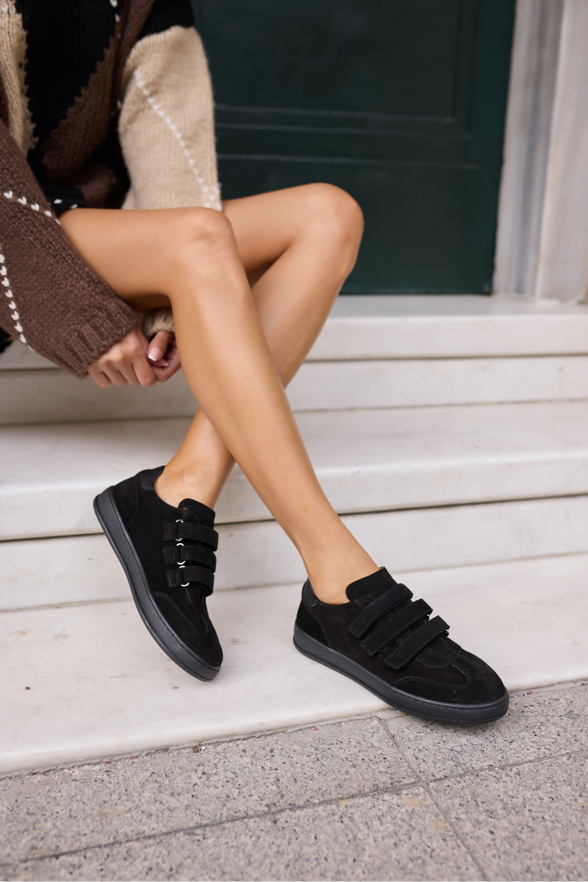 JOLANTA KADN VİZON GERCEK SUET CIRTLI SNEAKER