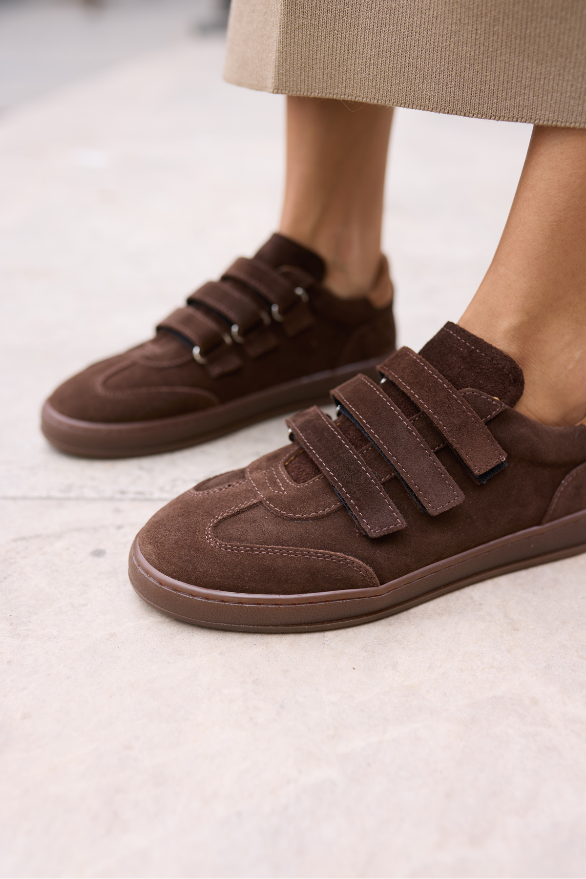 JOLANTA KADN VİZON GERCEK SUET CIRTLI SNEAKER
