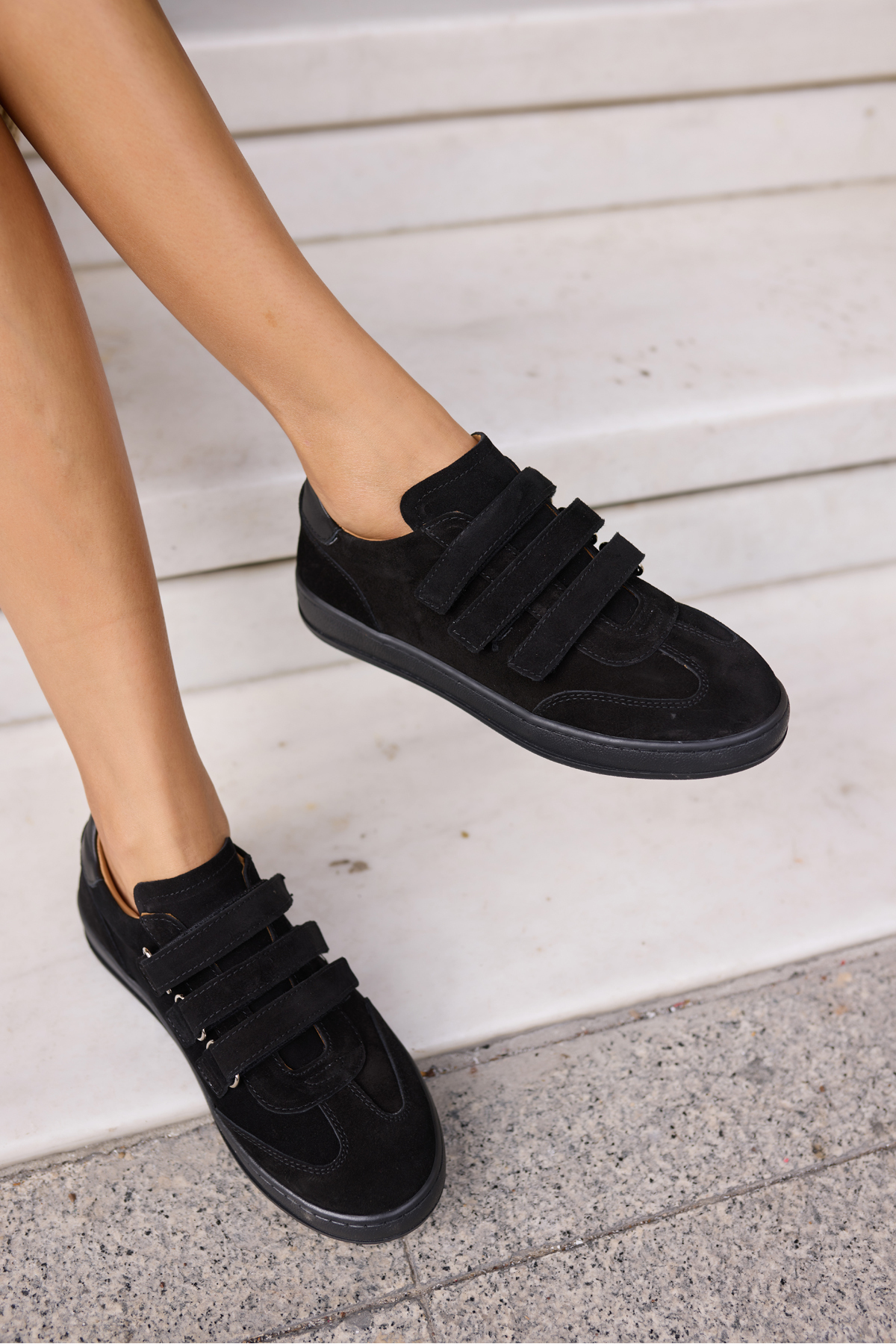 JOLANTA KADN VİZON GERCEK SUET CIRTLI SNEAKER
