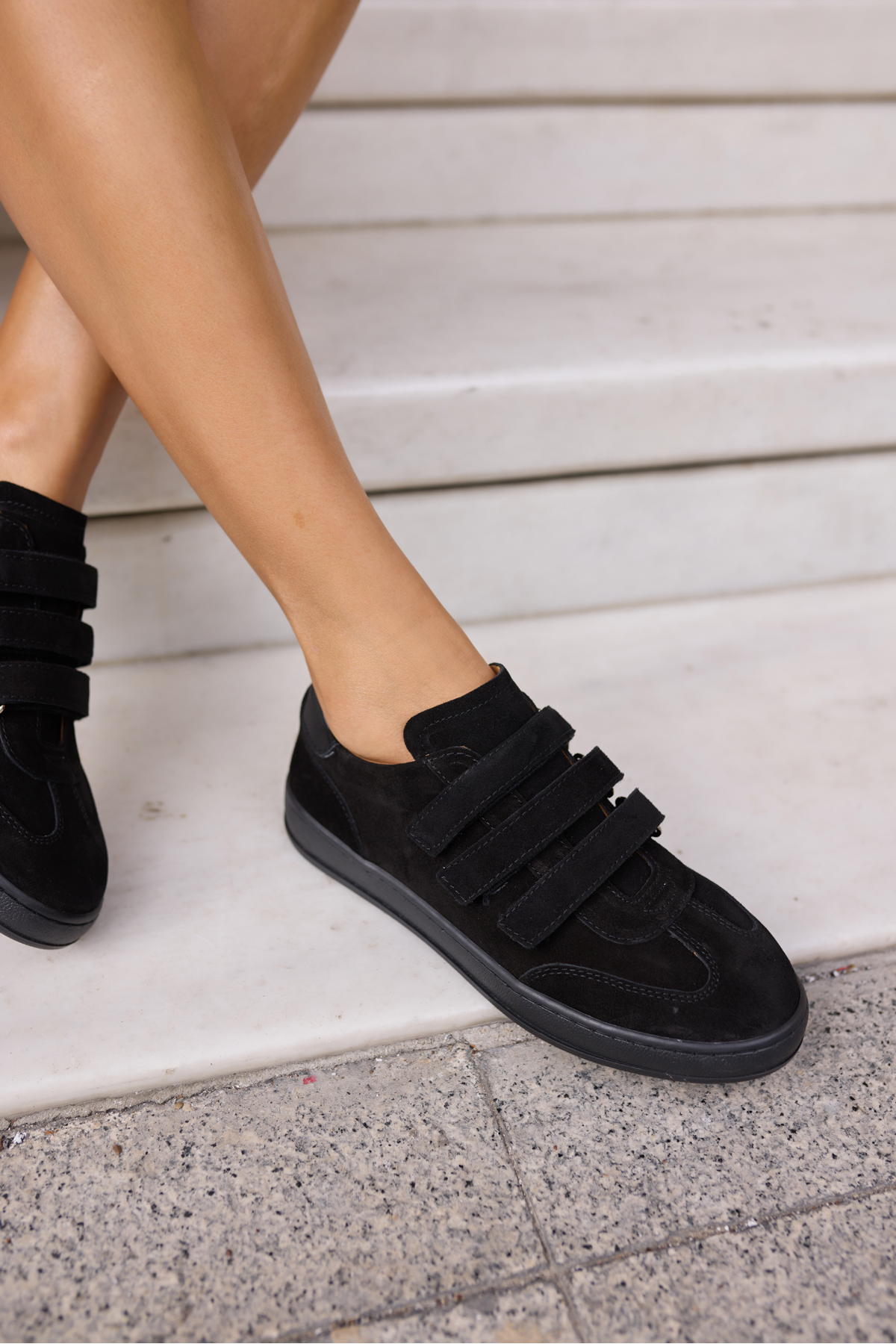 JOLANTA KADN VİZON GERCEK SUET CIRTLI SNEAKER