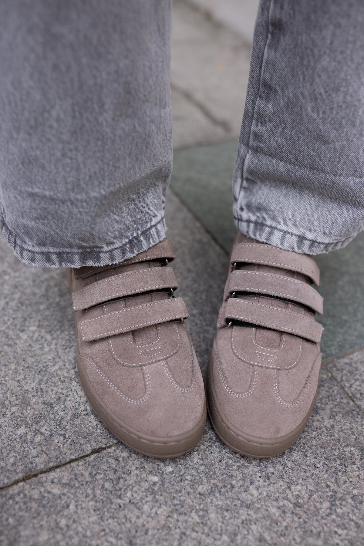 JOLANTA KADN VİZON GERCEK SUET CIRTLI SNEAKER