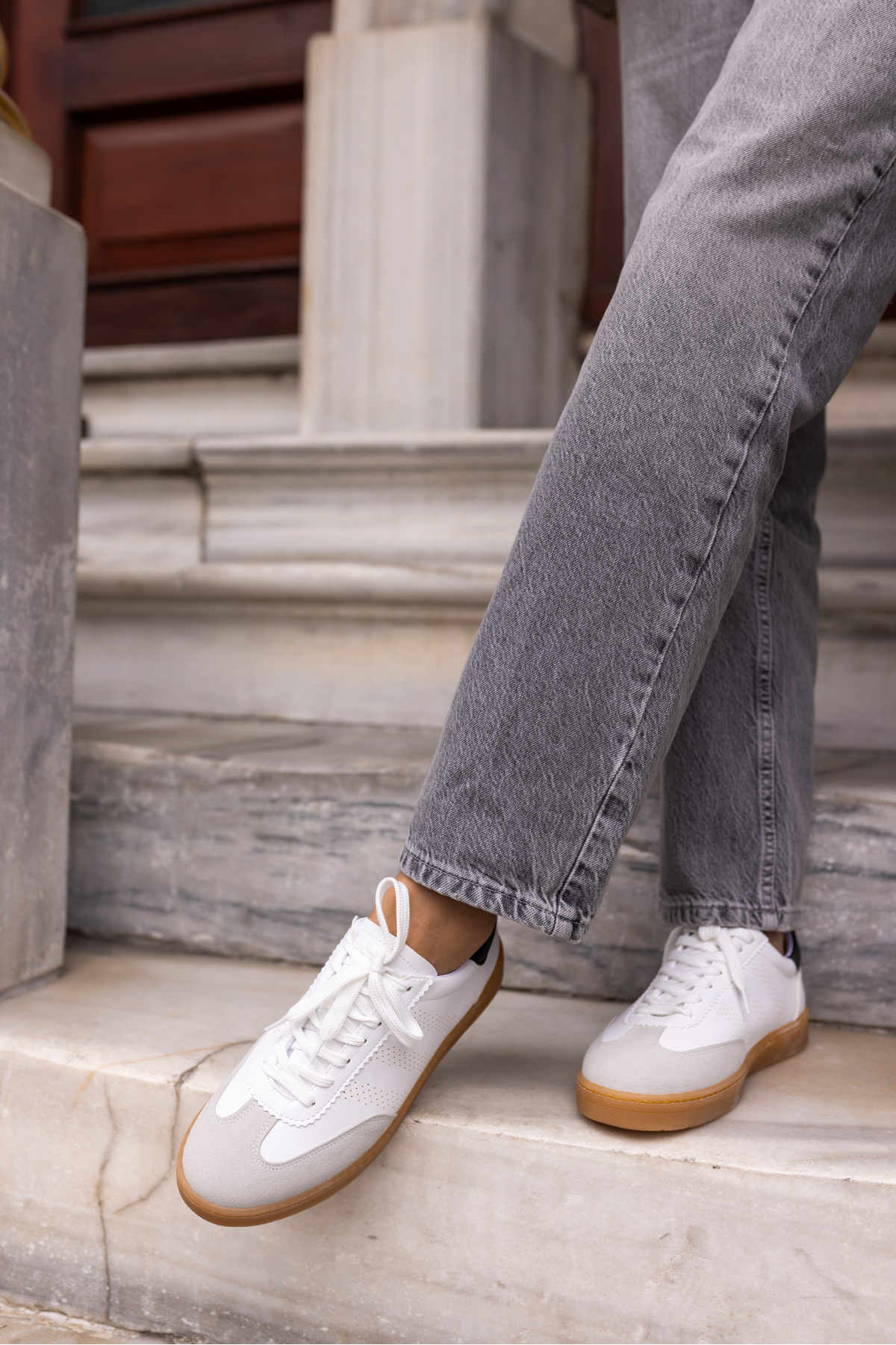 BROKS KADIN GUMUS SAMBA DETAY SNEAKER