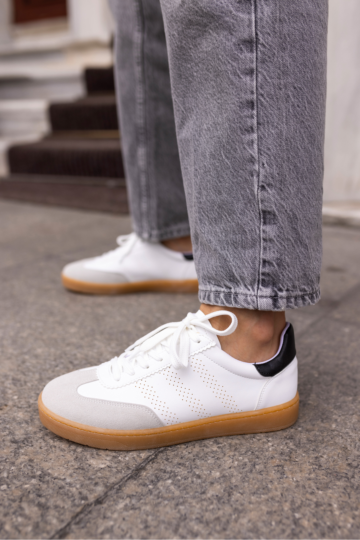 BROKS KADIN GUMUS SAMBA DETAY SNEAKER