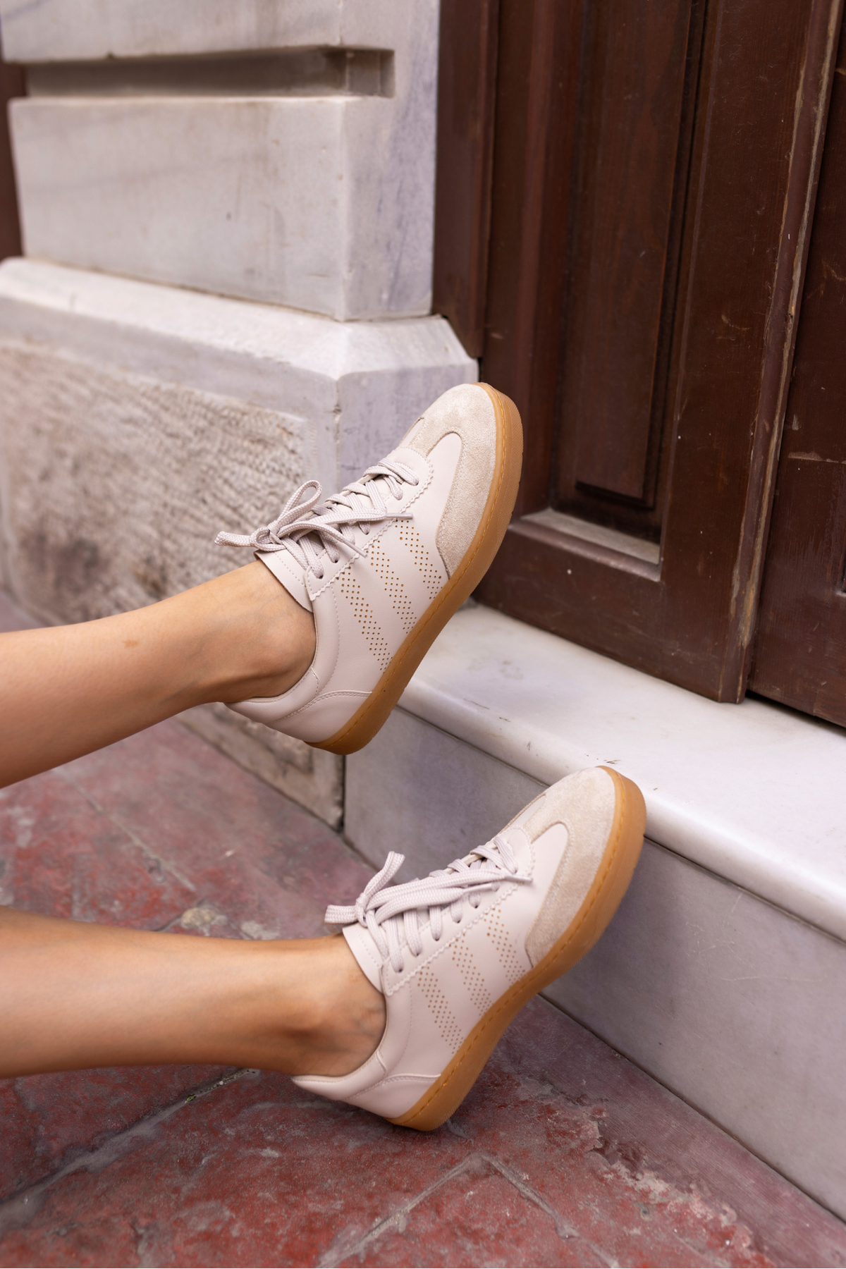 BROKS KADIN GUMUS SAMBA DETAY SNEAKER