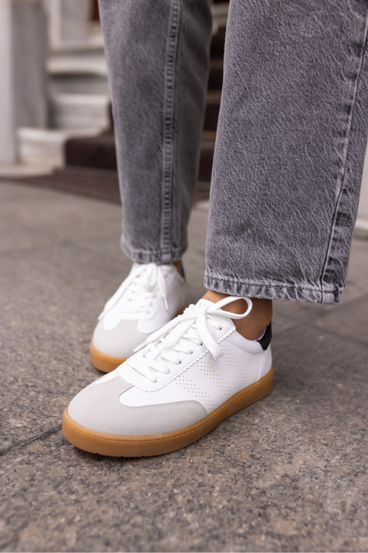 BROKS KADIN GUMUS SAMBA DETAY SNEAKER