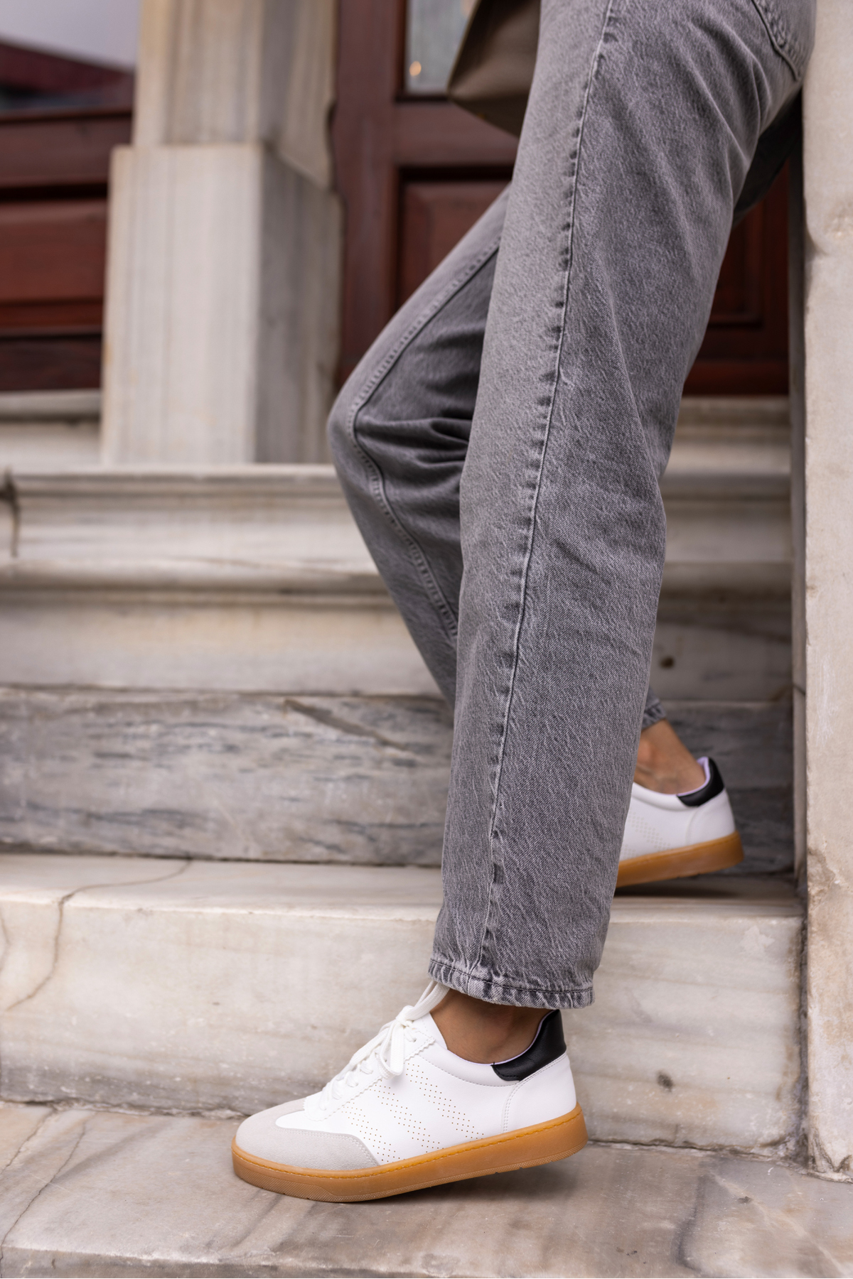 BROKS KADIN GUMUS SAMBA DETAY SNEAKER