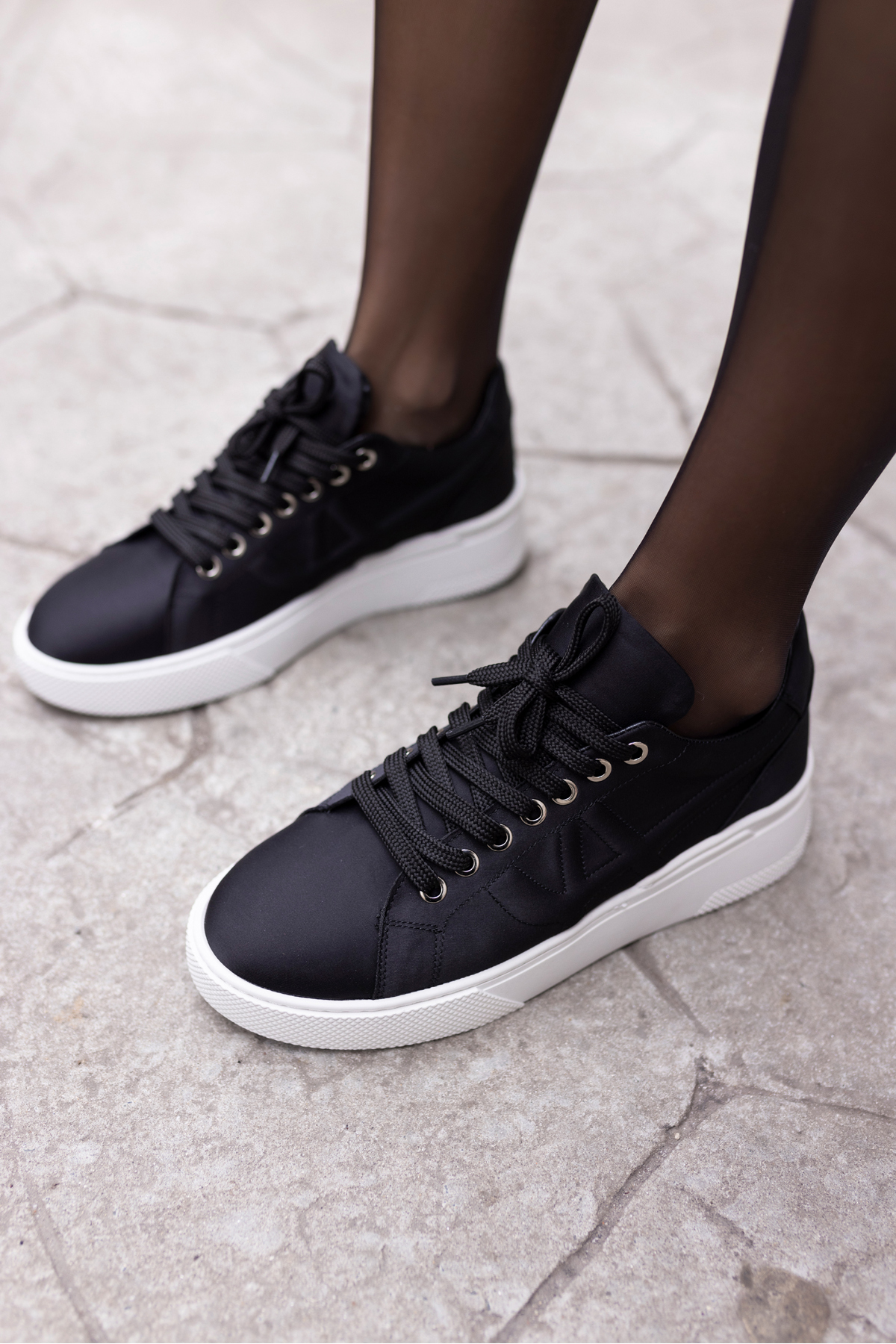 JACİB KADIN GUMUS SATEN SNEAKER