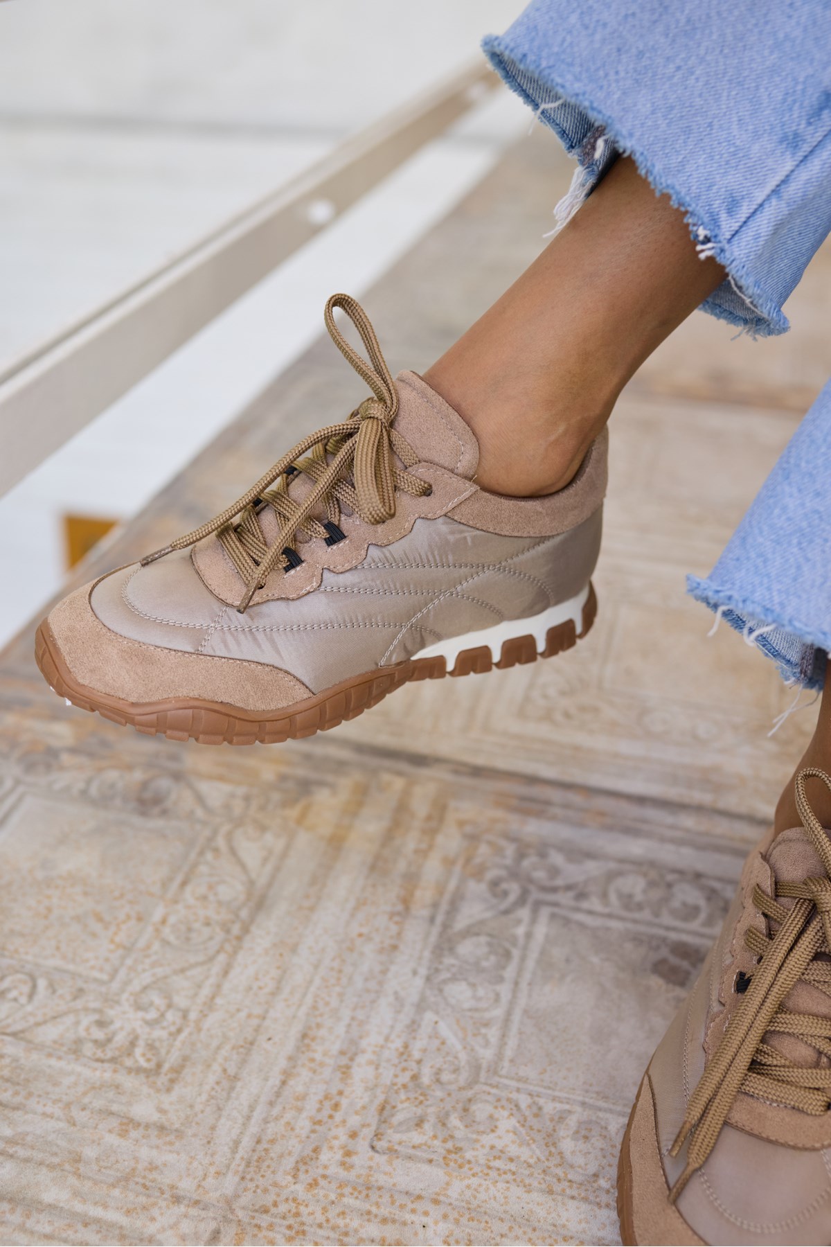 PASSA KADIN VİZON BAGCIKLI SNEAKER