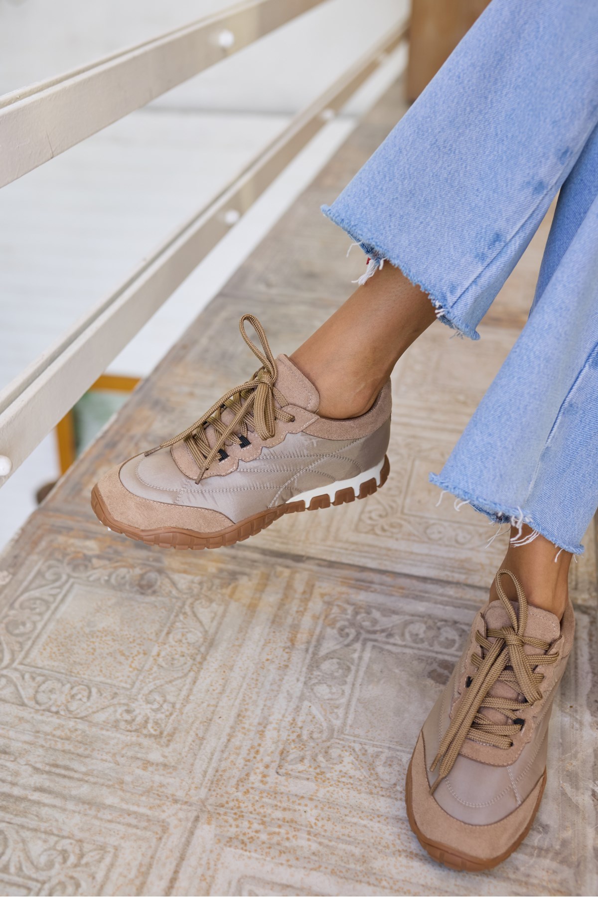 PASSA KADIN VİZON BAGCIKLI SNEAKER