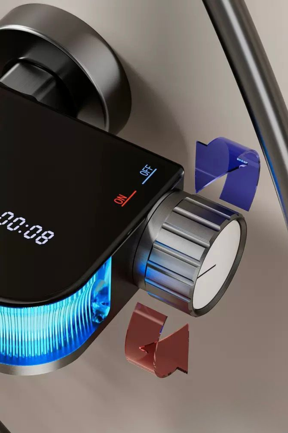 Dijital LED Ekranlı Akıllı Duş Seti Lüks Şelale ve Yağmur Duş Sistemi Tepe Duş Seti