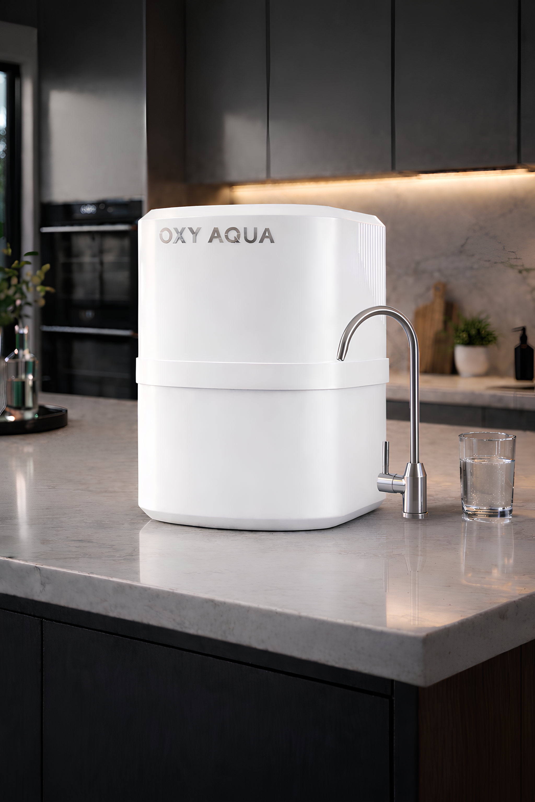 OXY AQUA Premium Akıllı Eviye Seti Diamond Su Arıtma Cihazı Birlikte